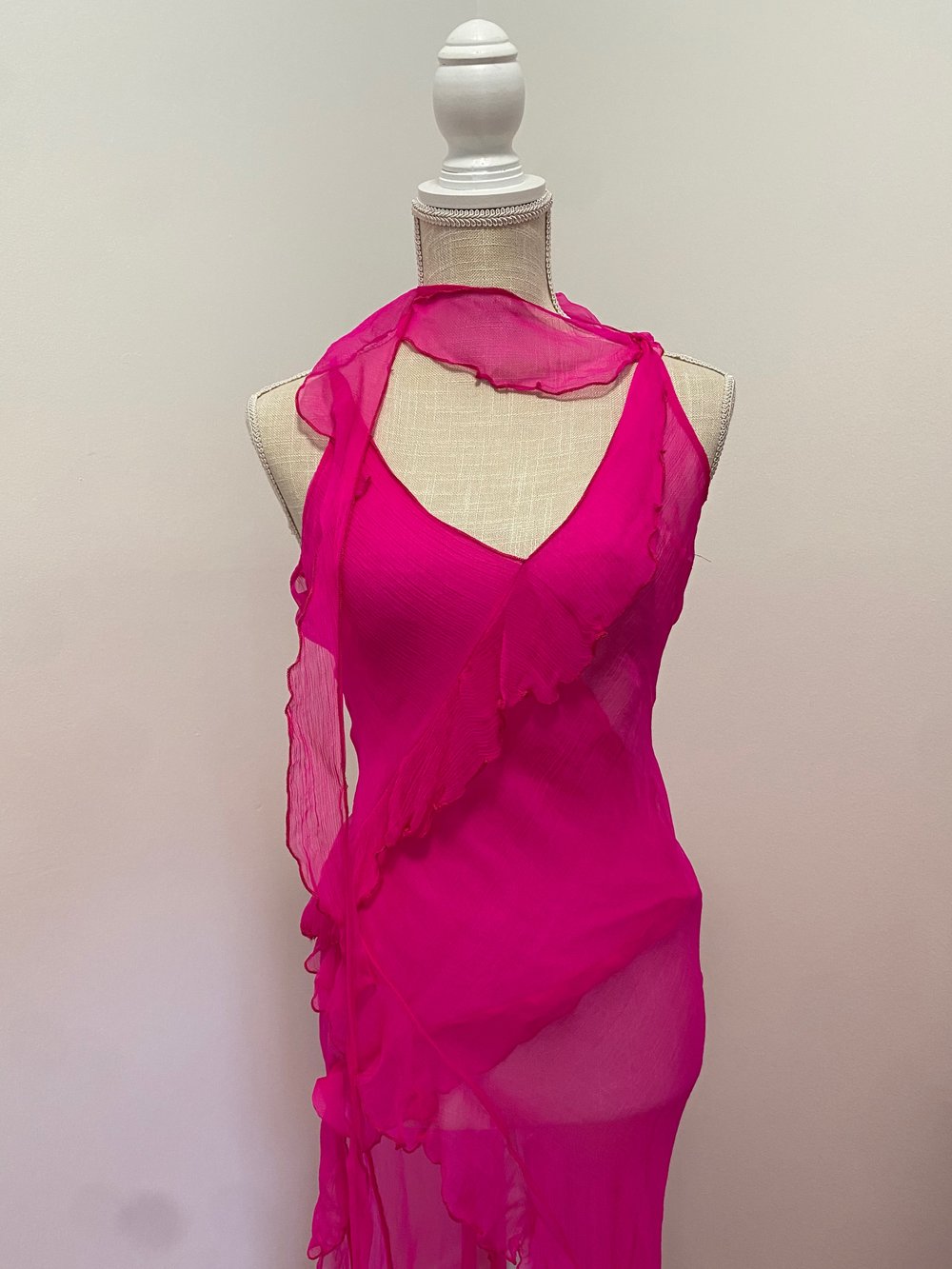 Preloved Barbie Silk Dress (XS-S)