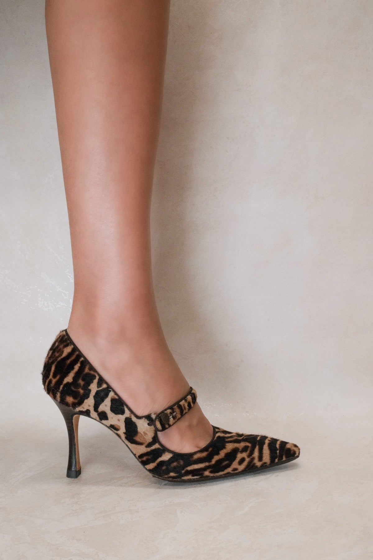 Manolo Blahnik 2000s "Campari" Mary Jane Heels