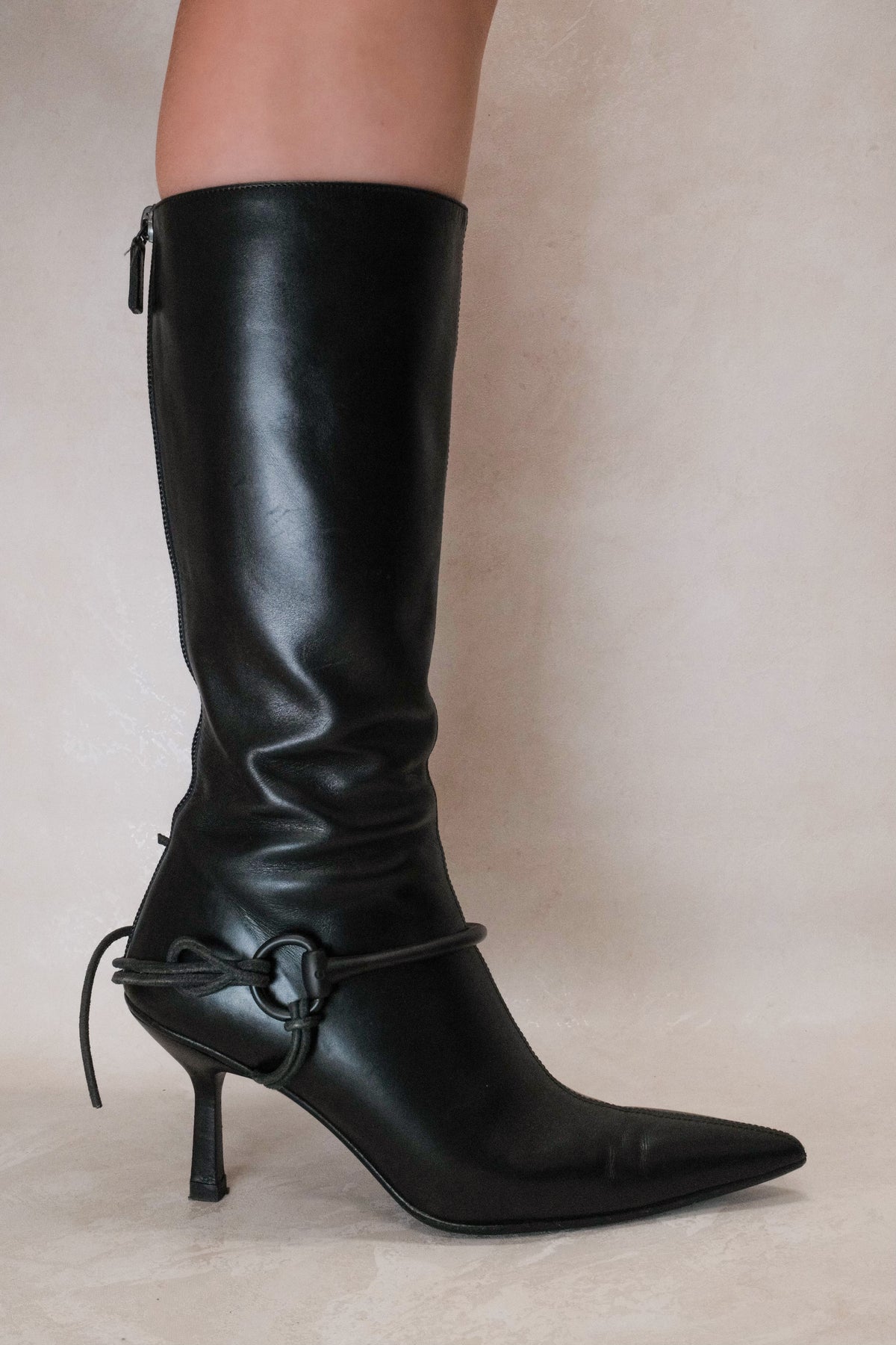 Gucci by Tom Ford FW 1999 Horsebit Black Leather Boots