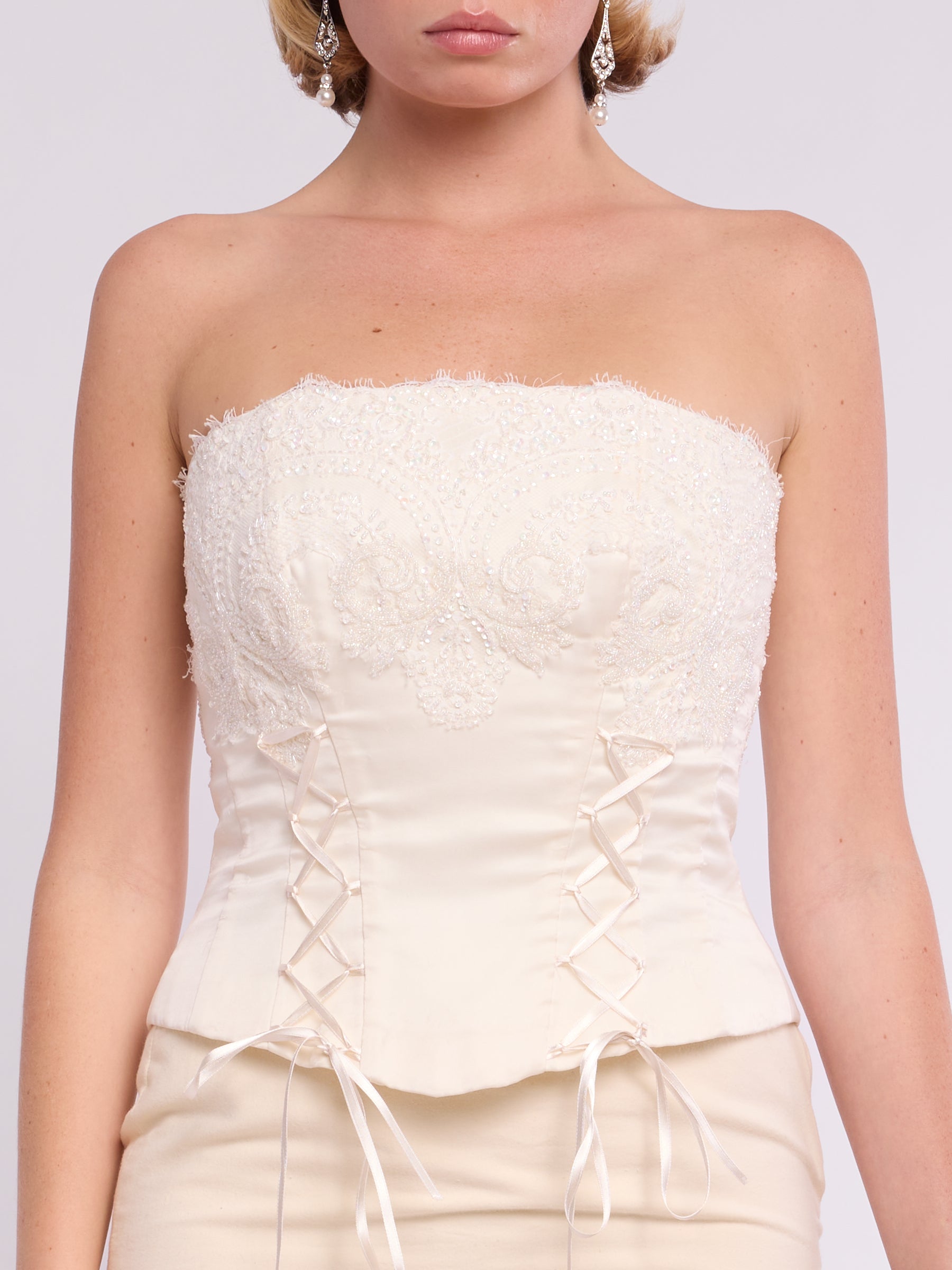Ilenia Sweet 1990s Corset Top
