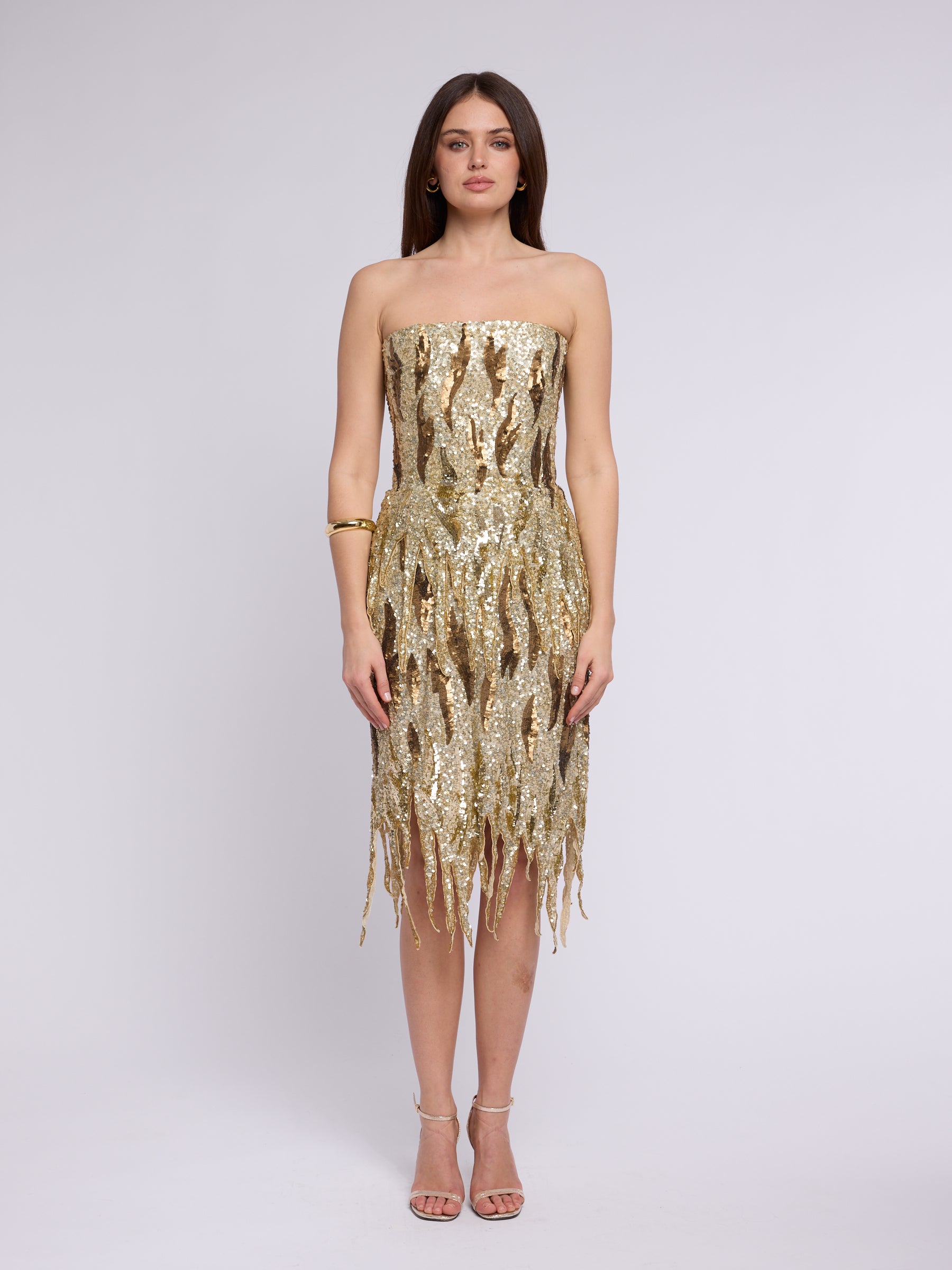 Jean Louis Scherrer 2005 Sequin Skirt Set