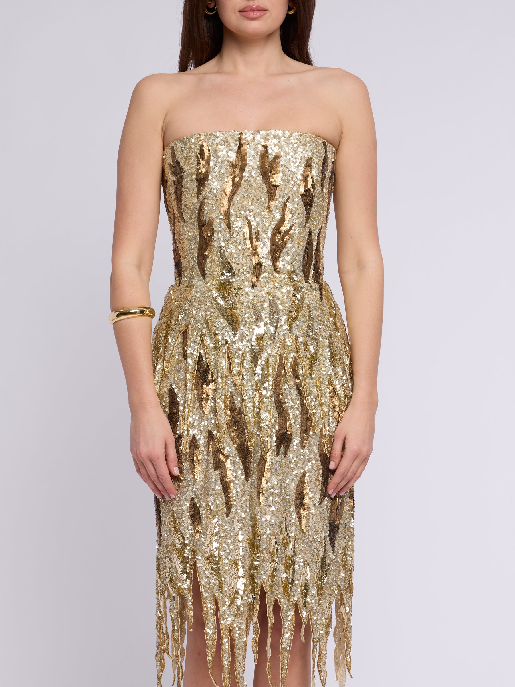 Jean Louis Scherrer 2005 Sequin Skirt Set