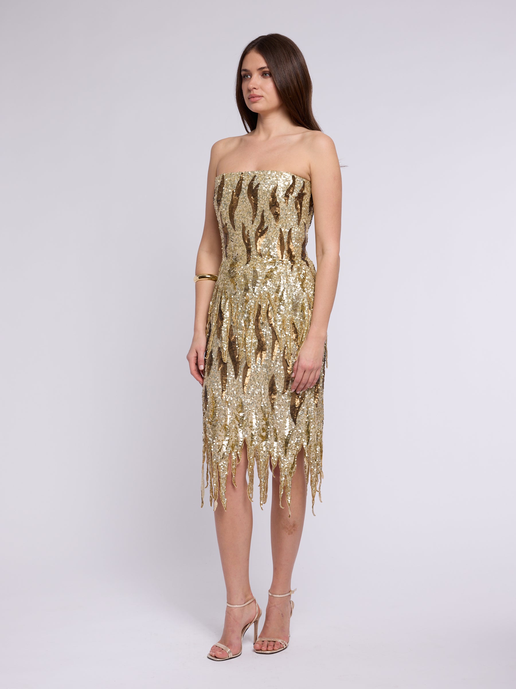 Jean Louis Scherrer 2005 Sequin Skirt Set