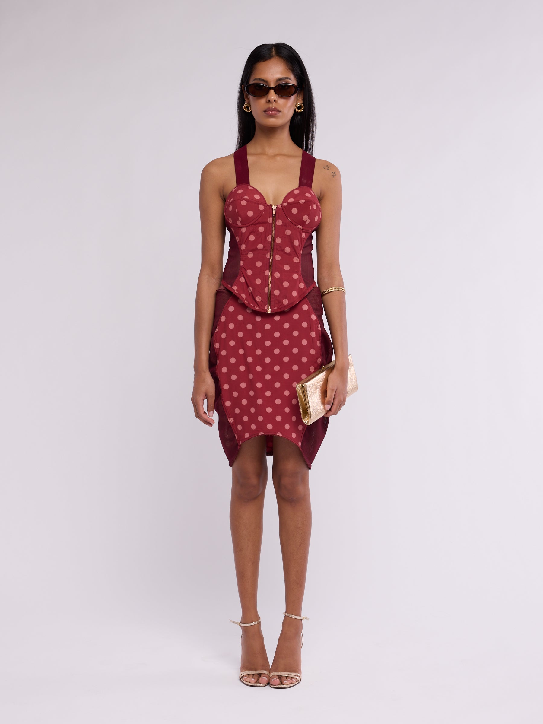 Jean Paul Gaultier Juniors 1990s Polka Dot Set
