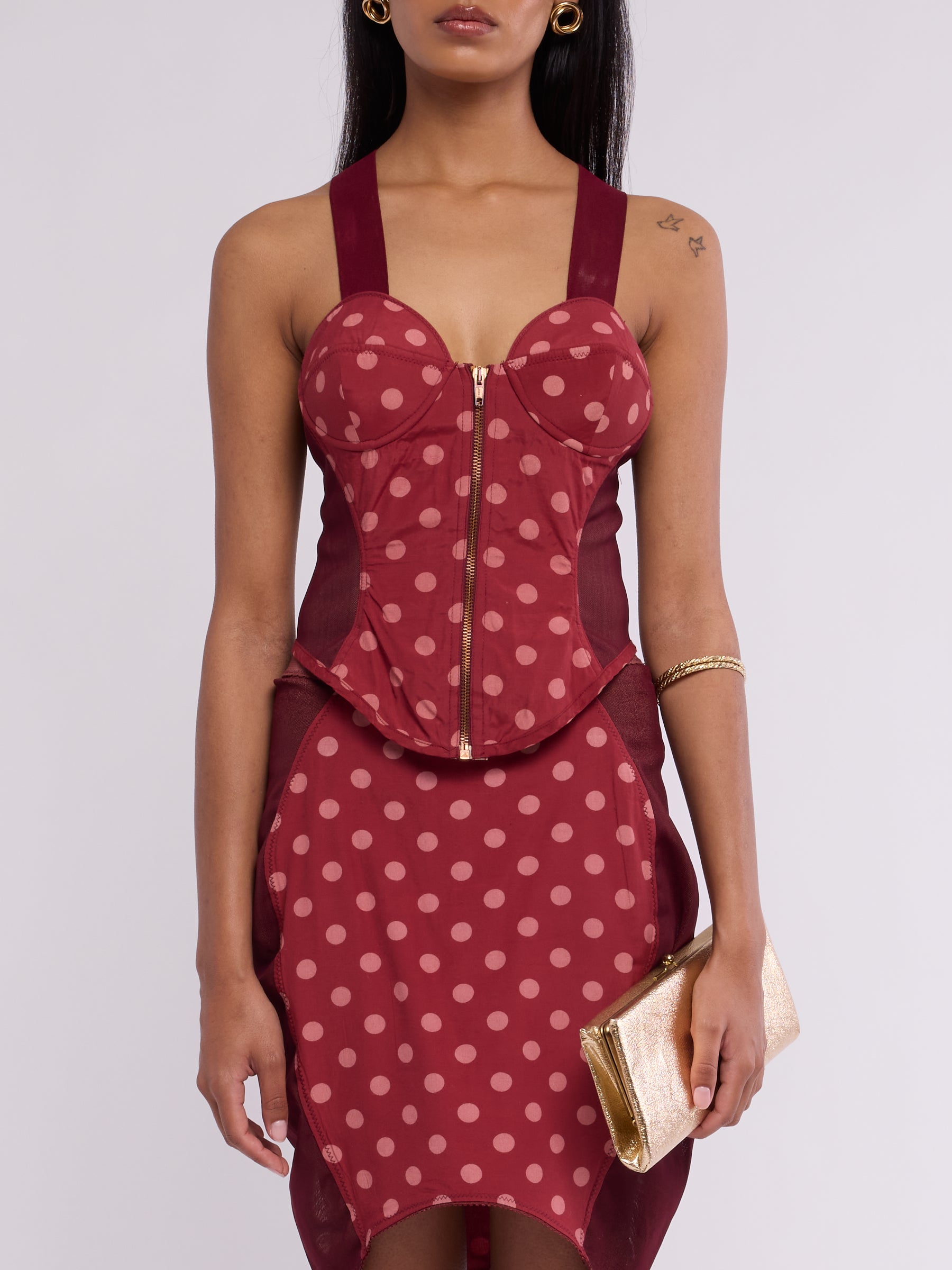 Jean Paul Gaultier Juniors 1990s Polka Dot Set