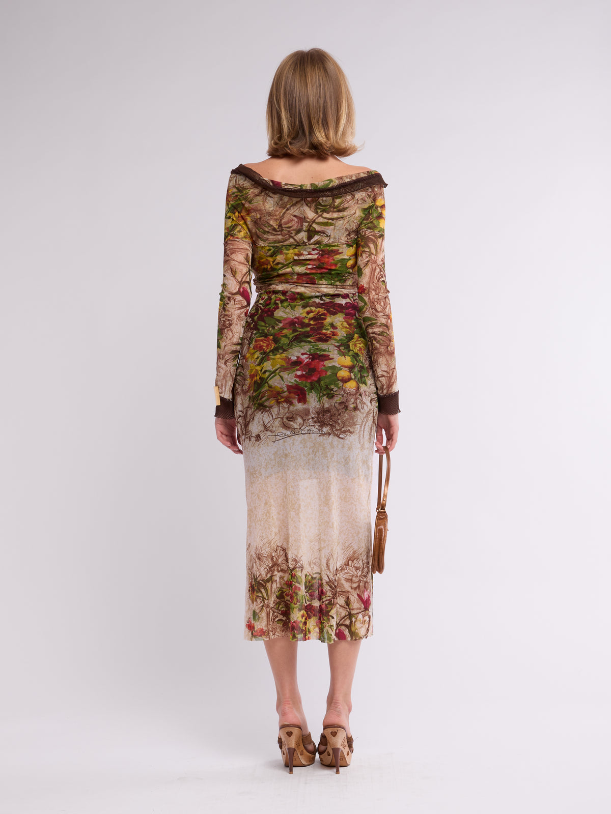 Jean Paul Gaultier SS 1999 Runway Floral Dress