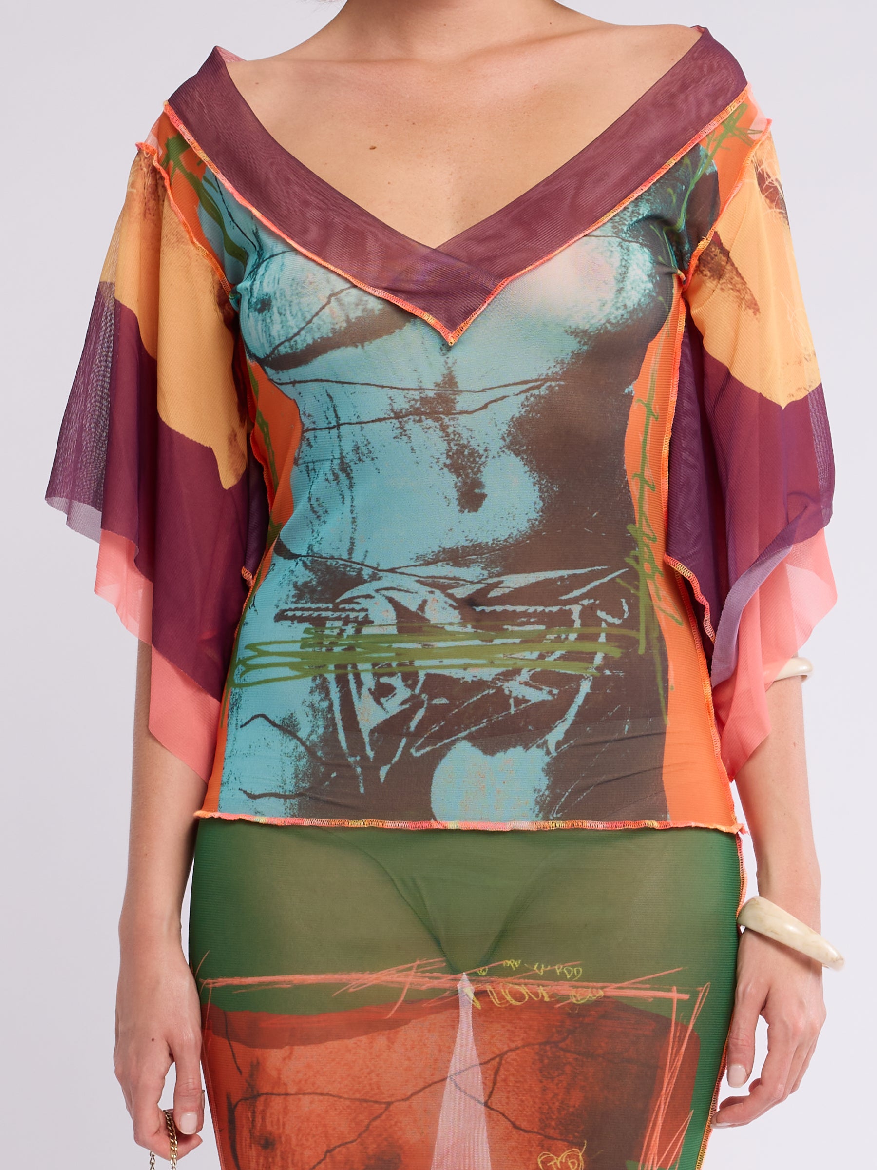 Jean Paul Gaultier SS 1999 Venus de Milo Kimono Dress