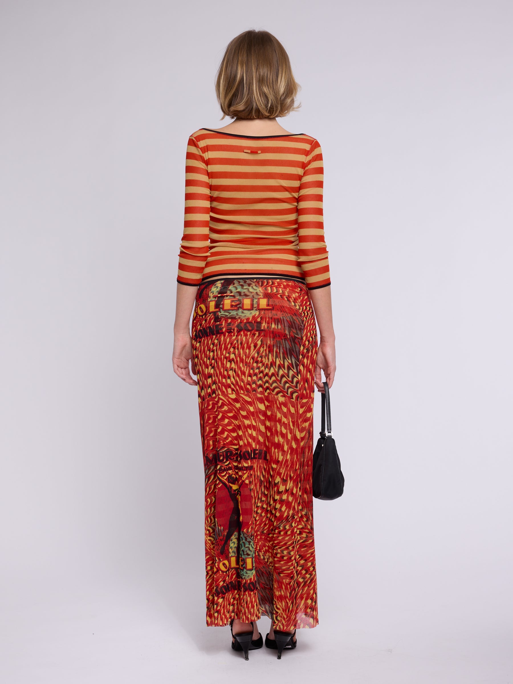 【新品】Jean Paul Gaultier☆ハンカチ☆1999SS Jean Paul Gaultier SS 1999 Red Soleil Print Set