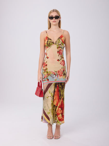 Jean Paul Gaultier SS 2001 Floral Dress