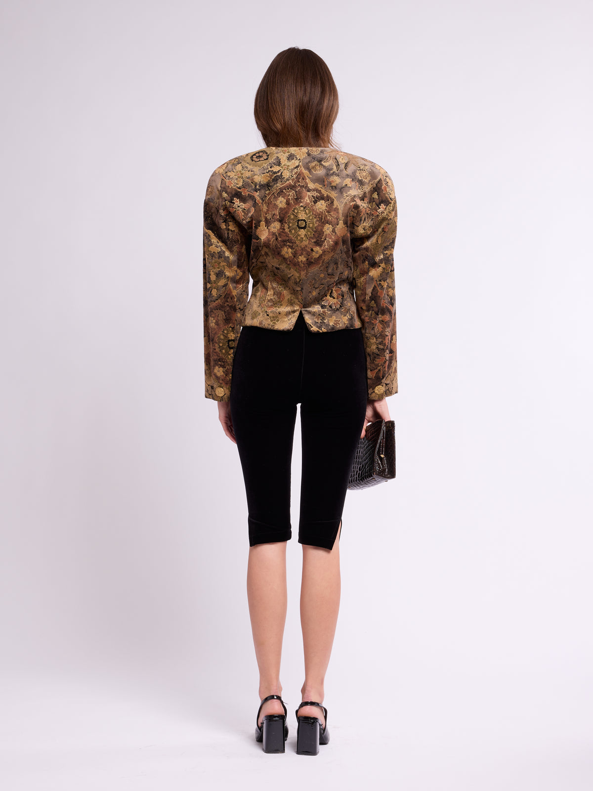 Mary Ann Restivo 1980s Tapestry Blazer