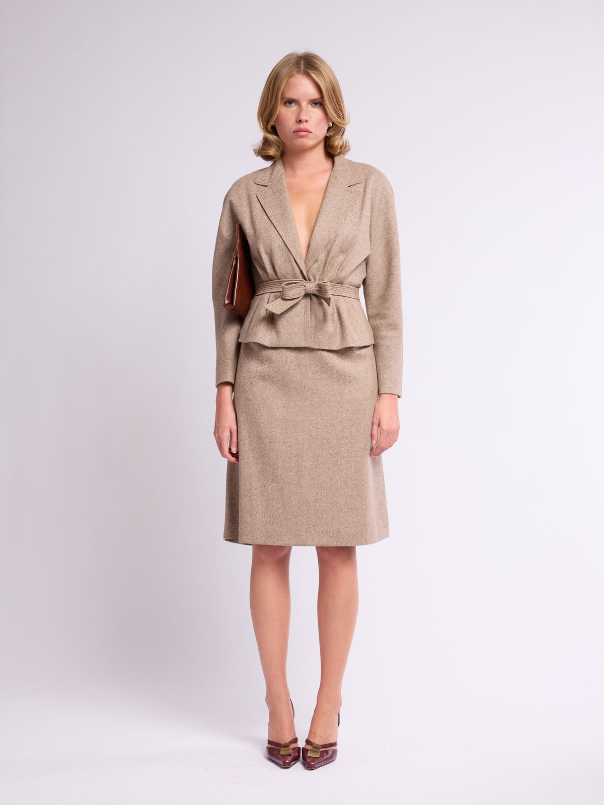 Nina Ricci 1980s Wool Suit