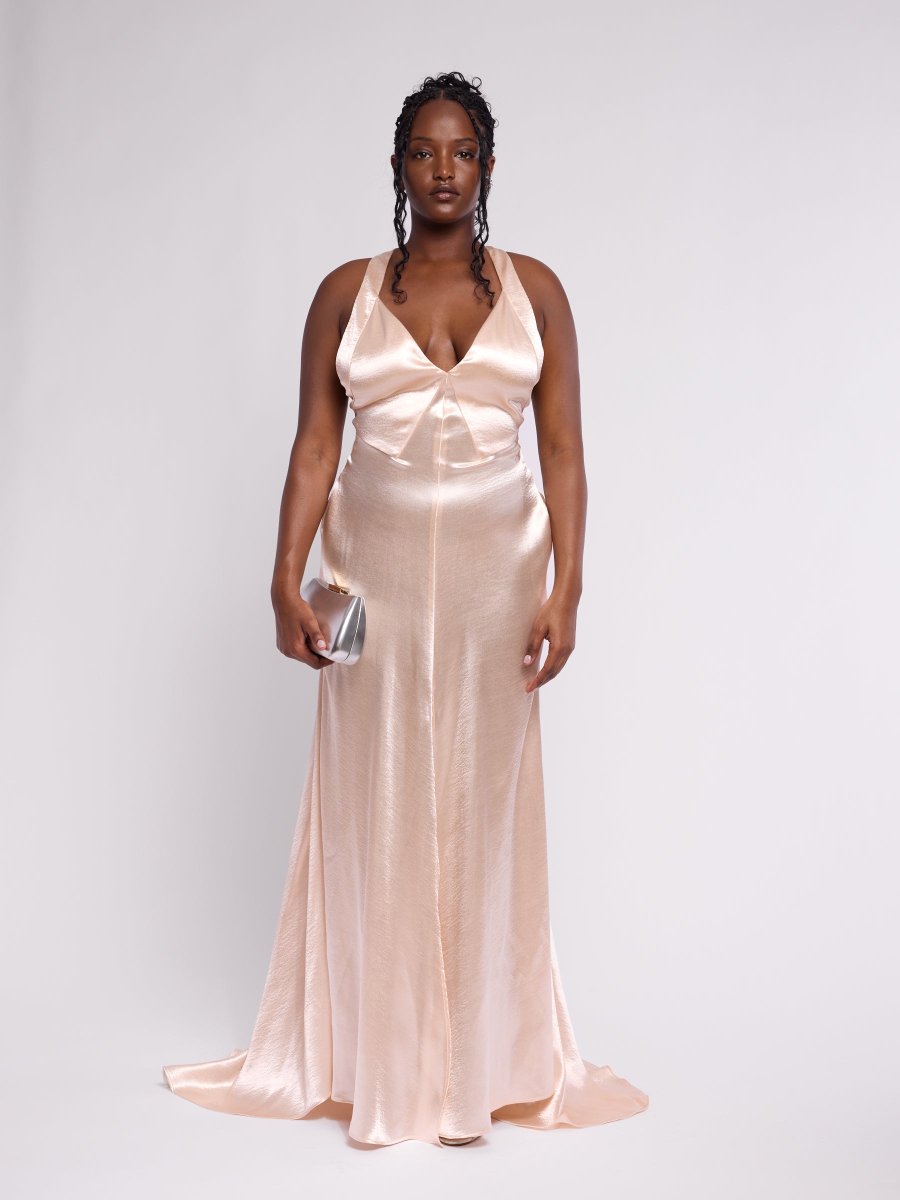 Philosophy FW 2019 Silk Blush Gown