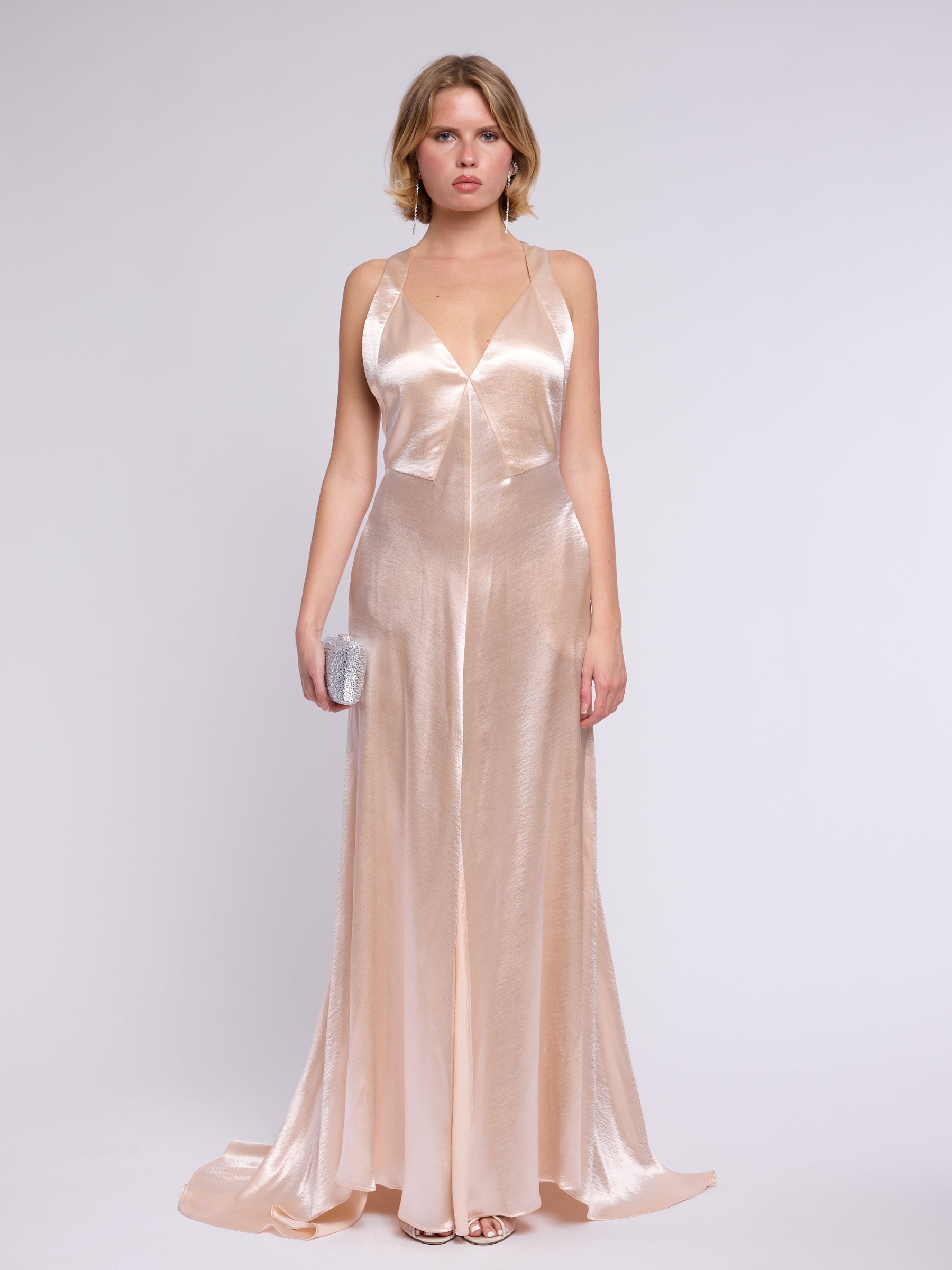 Philosophy FW 2019 Silk Blush Gown