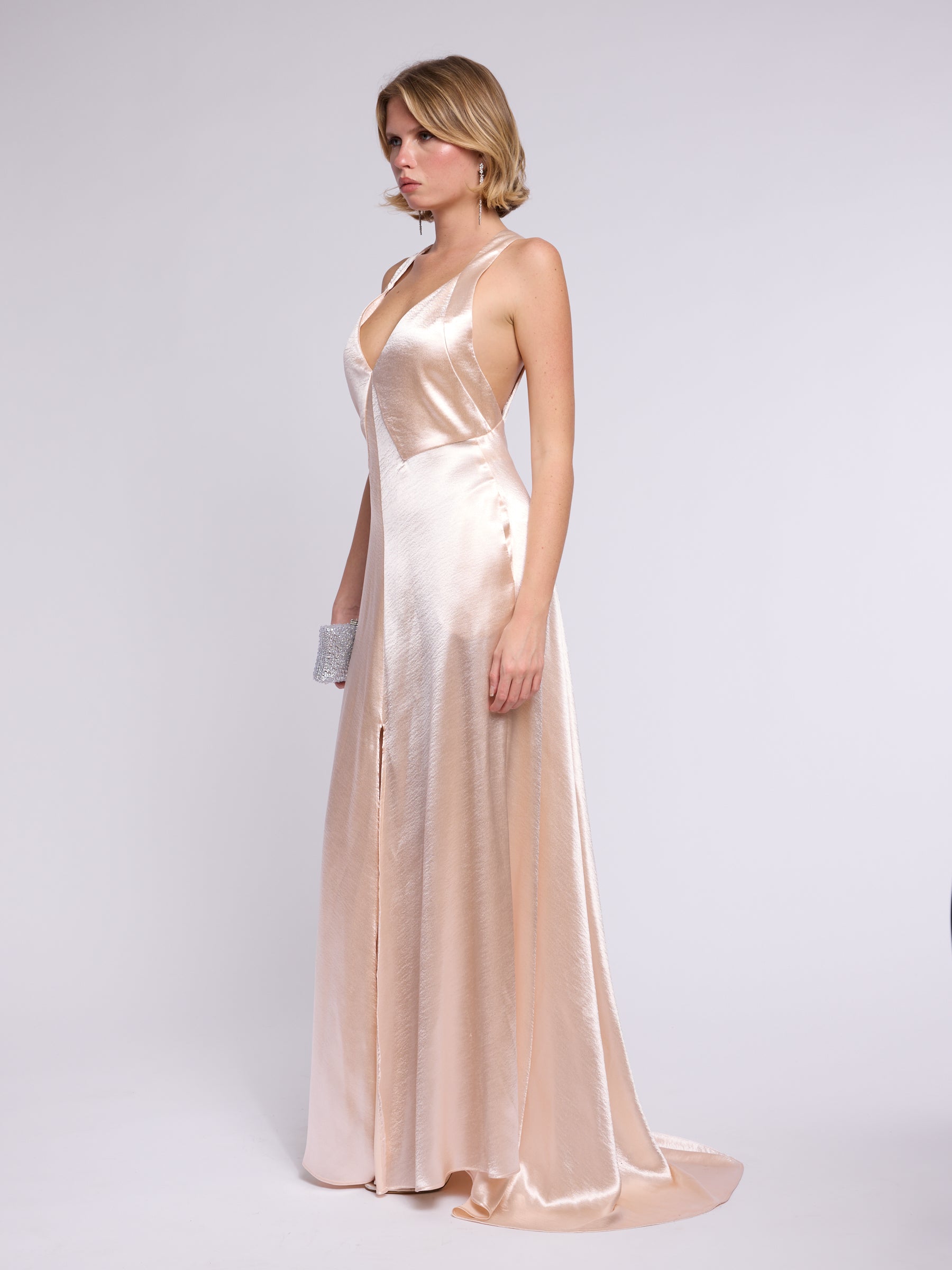 Philosophy FW 2019 Silk Blush Gown