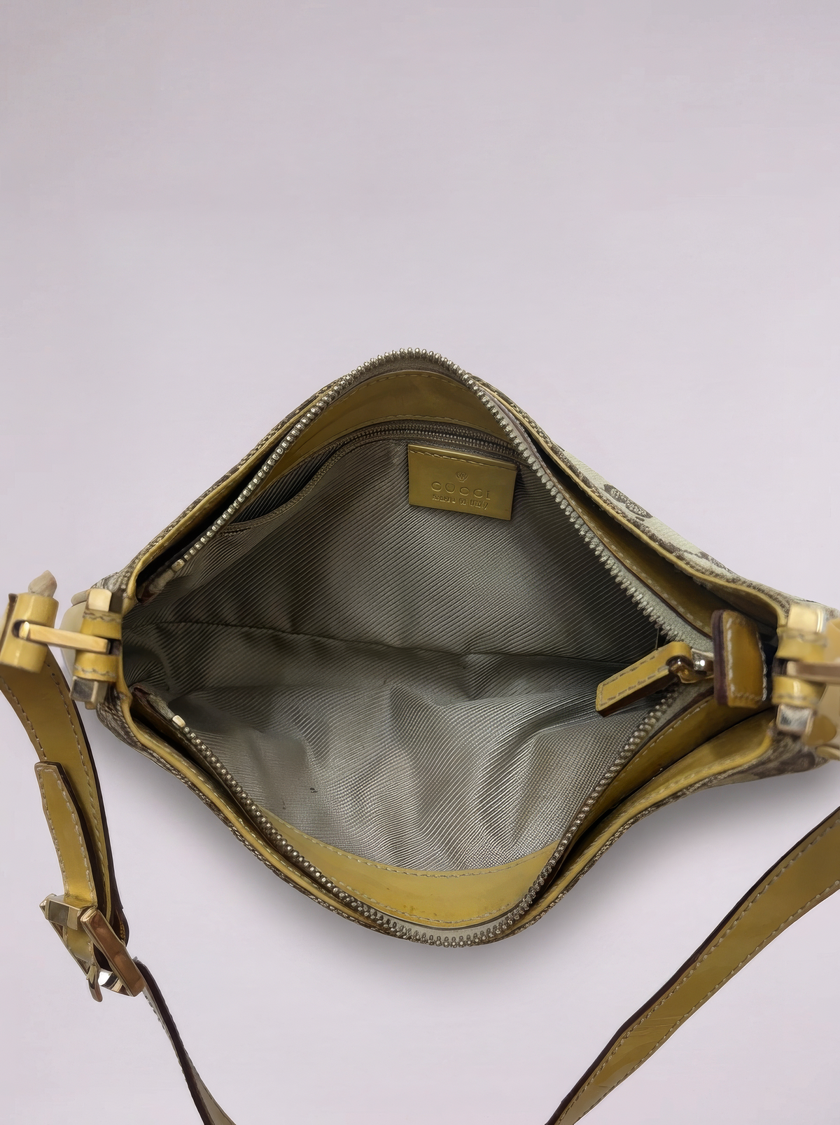 Gucci 2000s Monogram Pochette Shoulder Bag