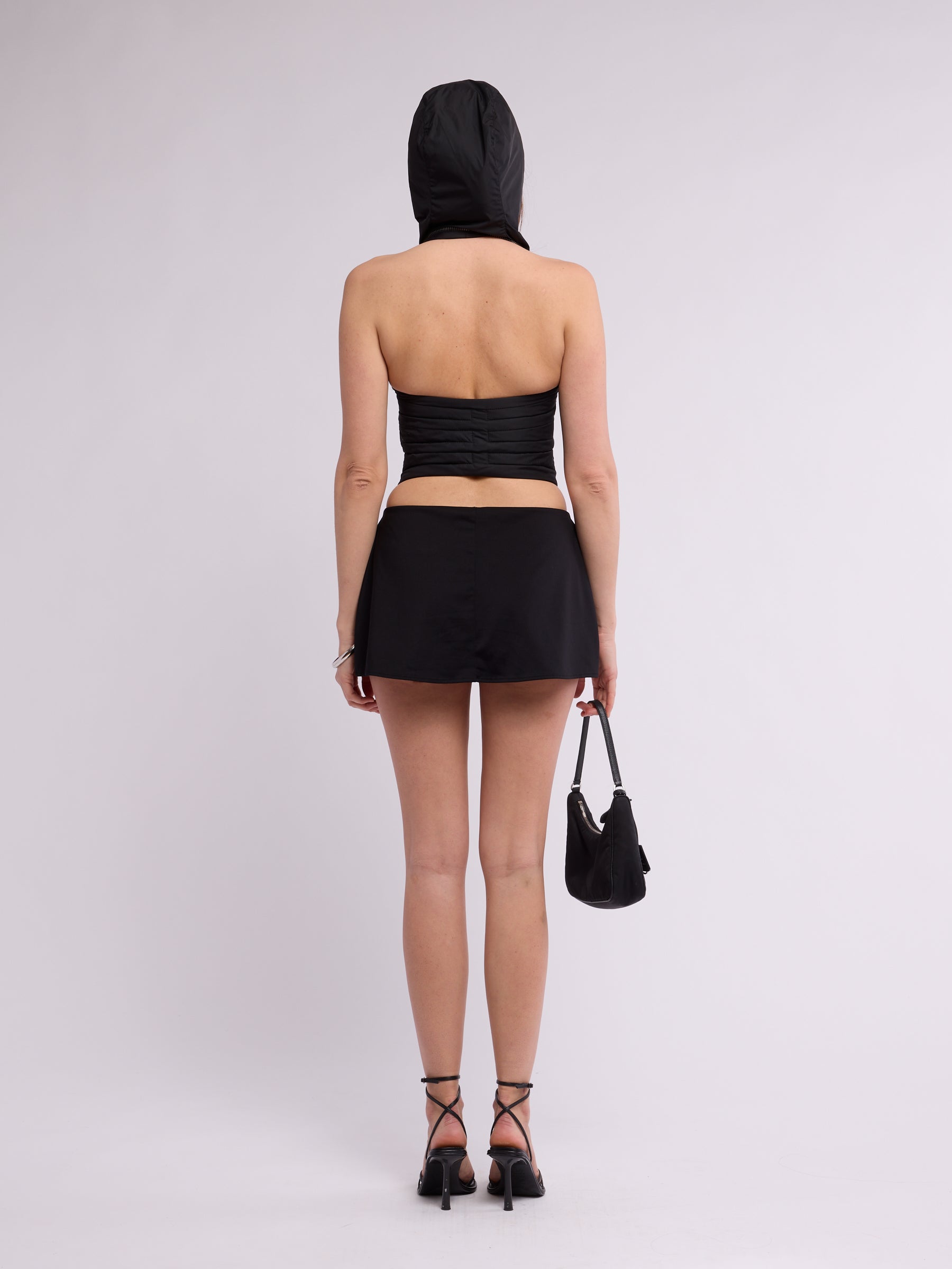 Prada 1999 Sport Vest with Attached Hood