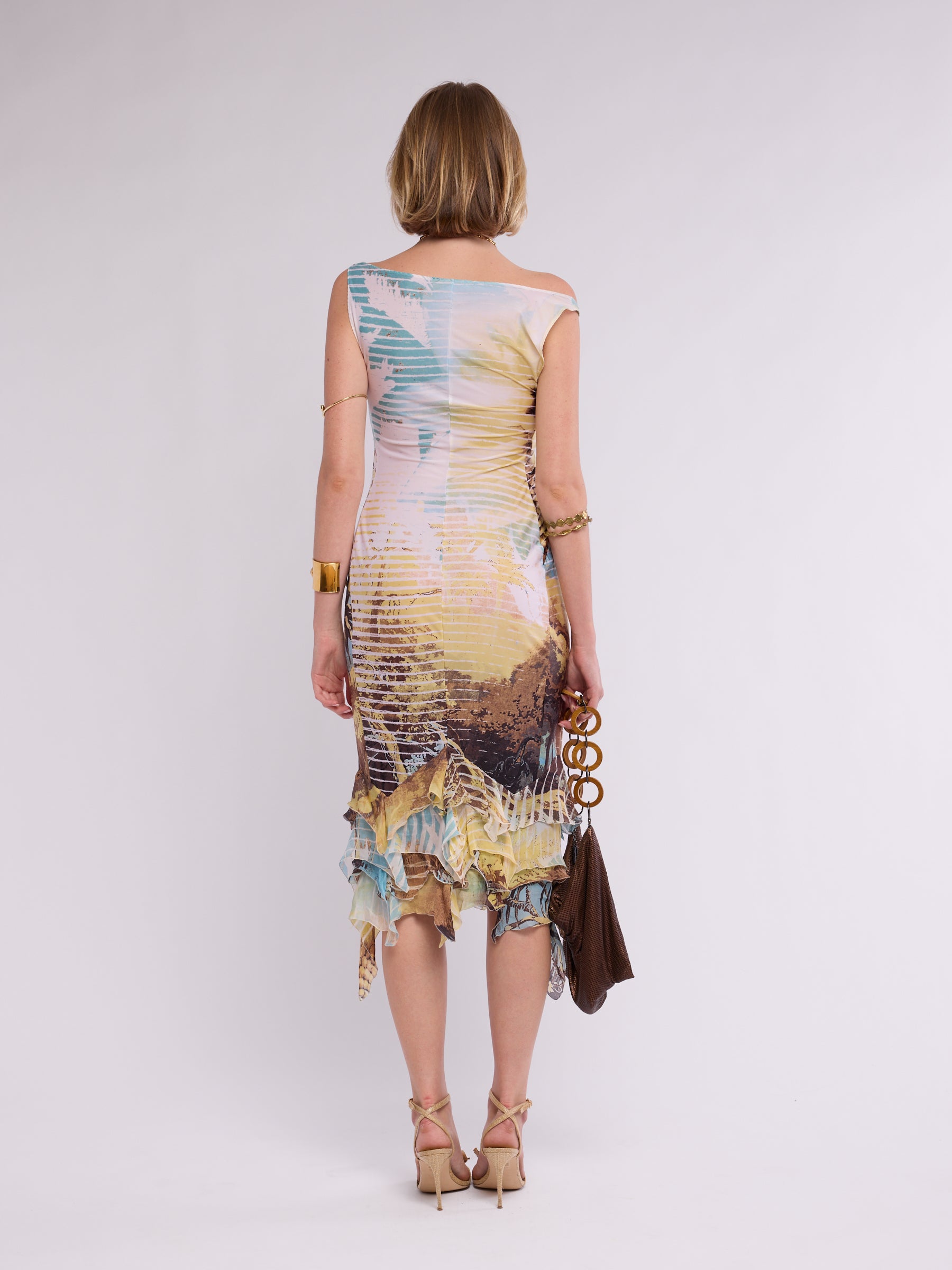Roberto Cavalli 2002 Lion Dress