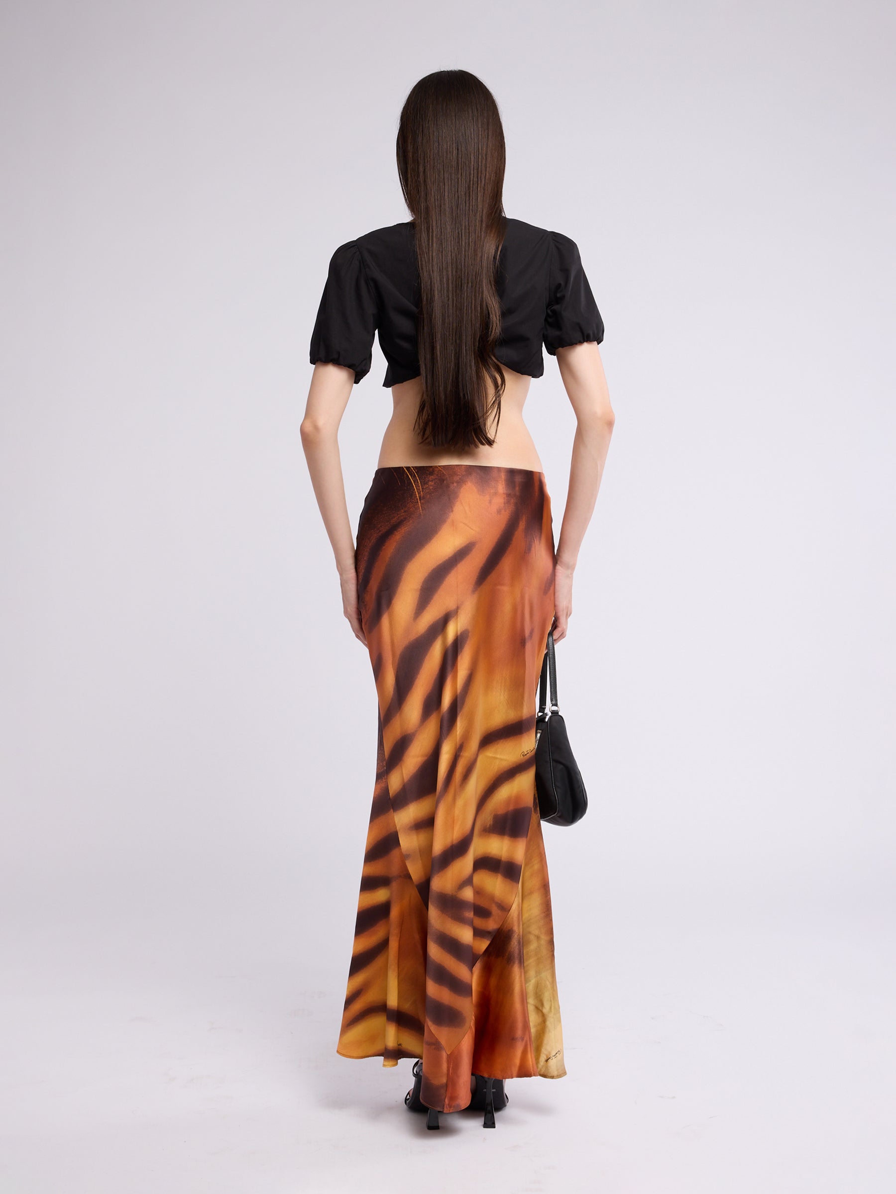 Roberto Cavalli FW 2000 Tiger Skirt