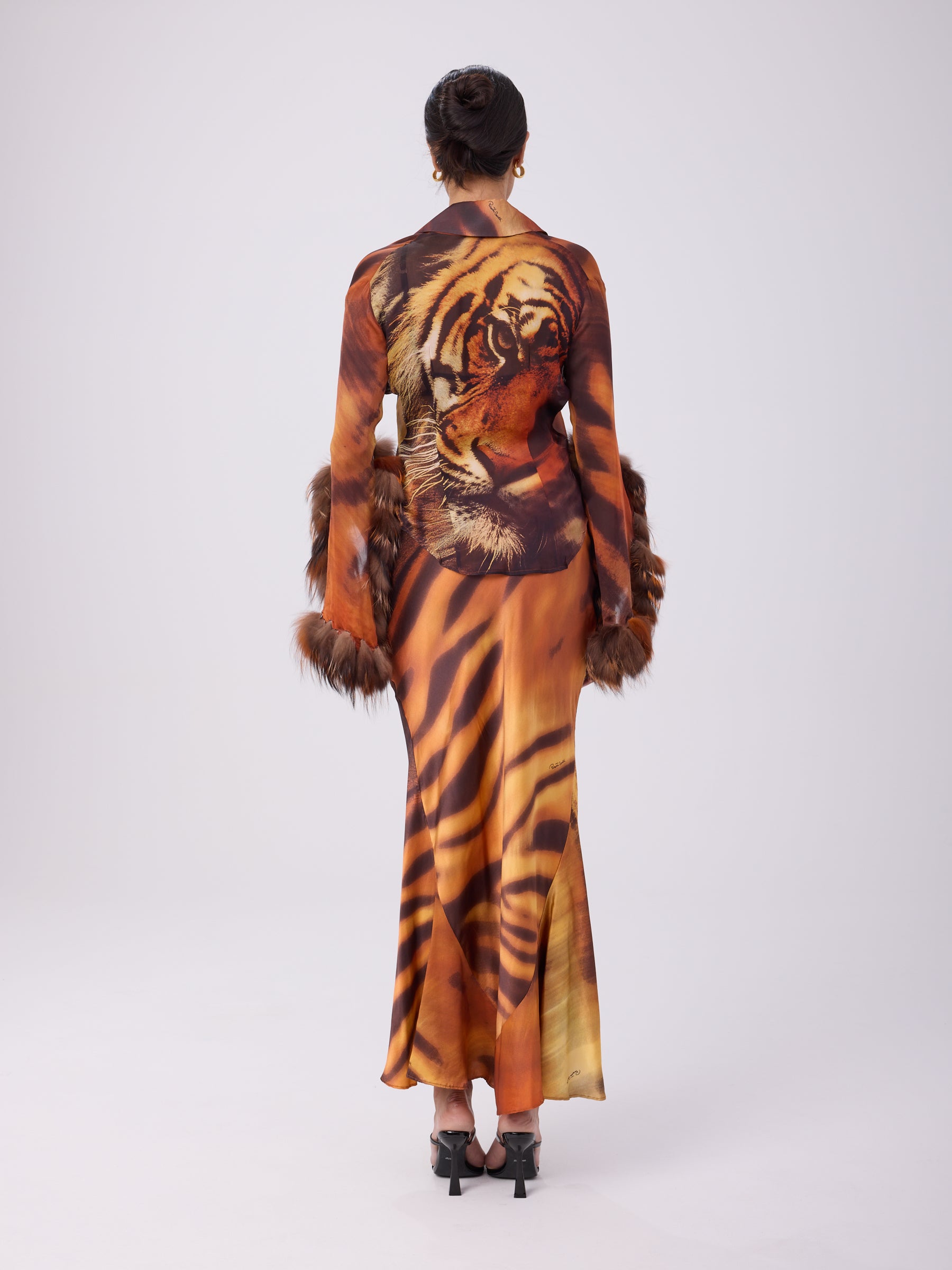 Roberto Cavalli FW 2000 Tiger Print Set