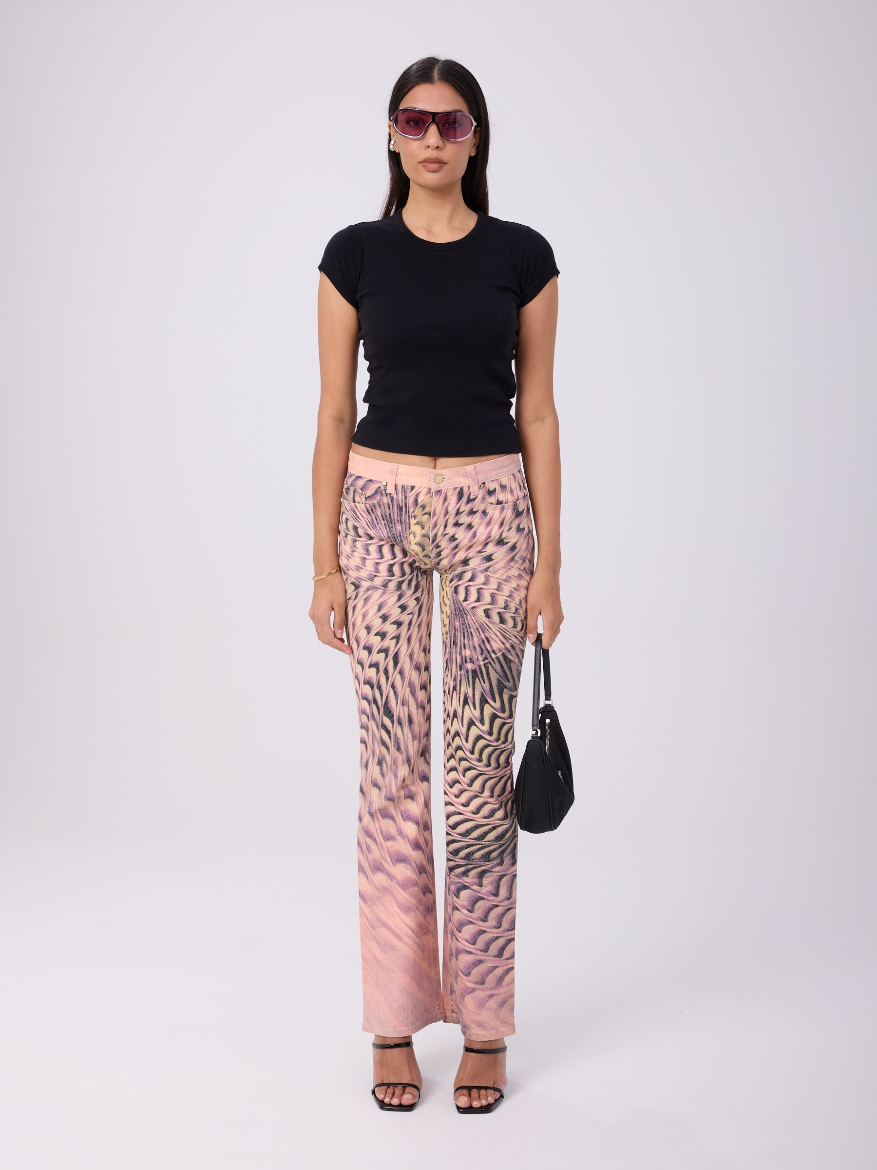 Roberto Cavalli SS 2001 Swirl Jeans
