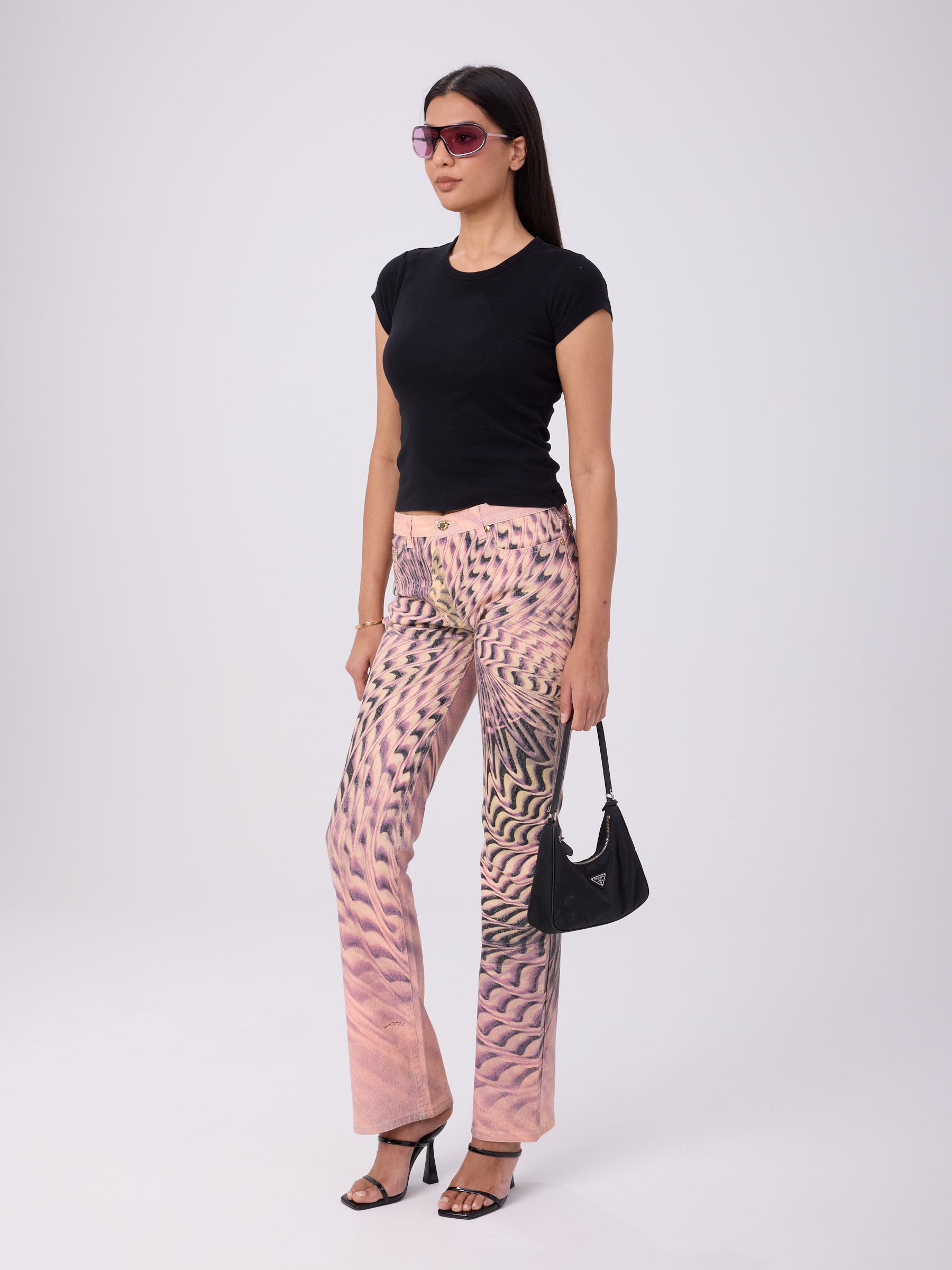 Roberto Cavalli SS 2001 Swirl Jeans