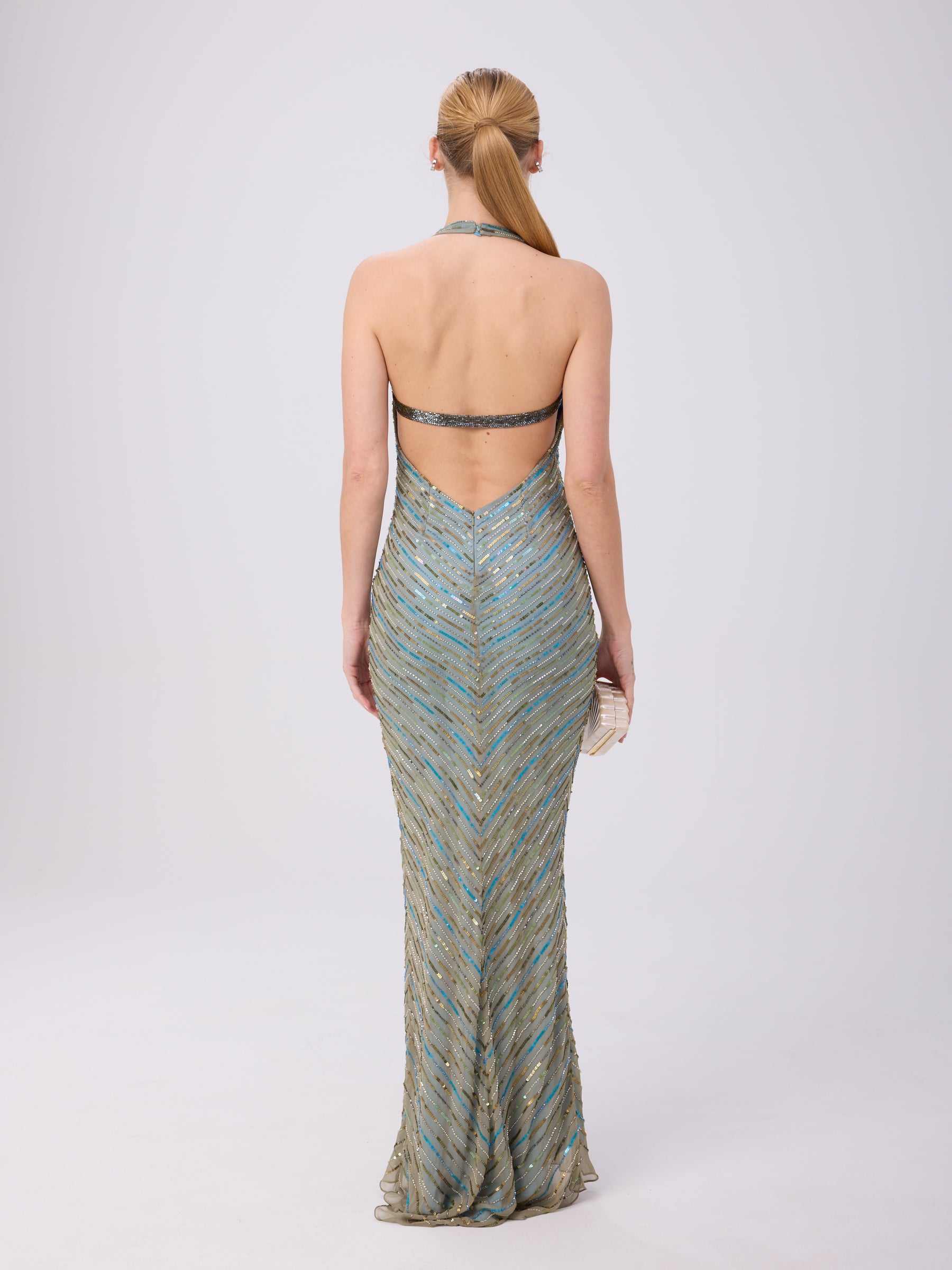Scala 2000s Mermaid Beaded Dress