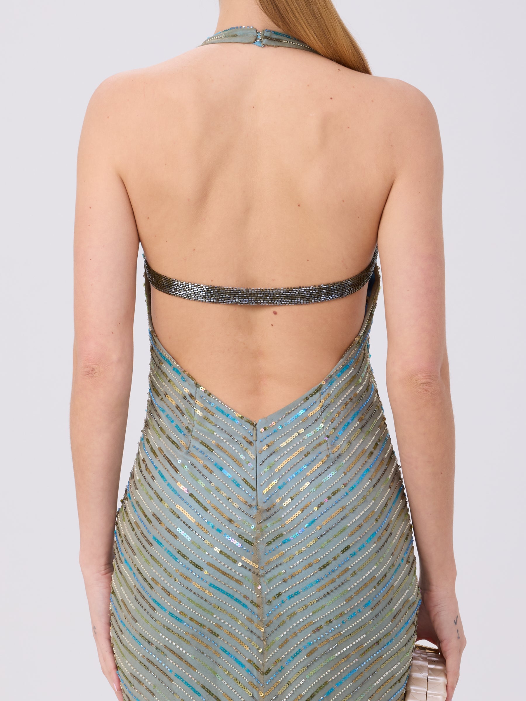Scala 2000s Mermaid Beaded Dress