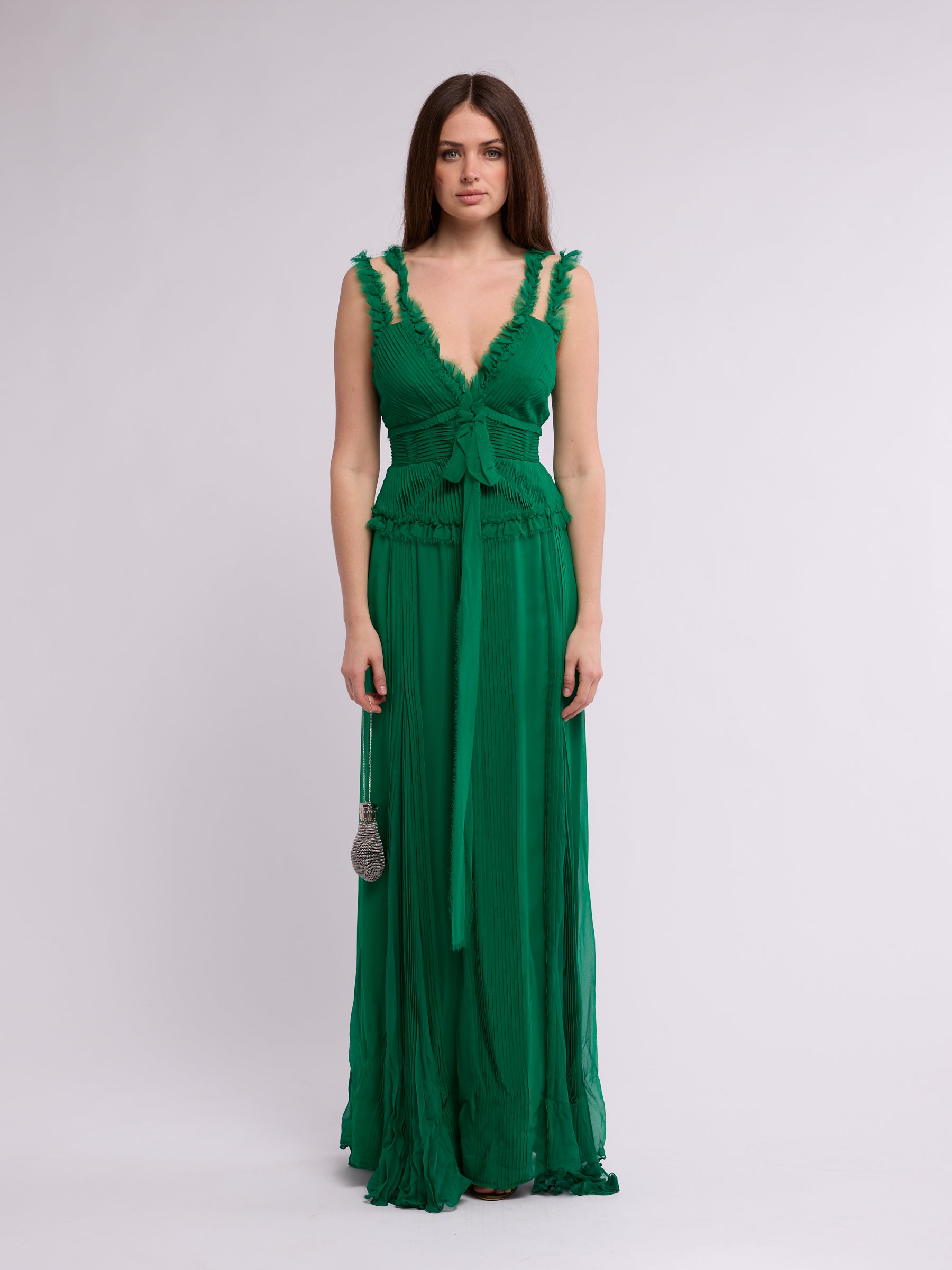 Carolina Herrera 2000s Green Dress