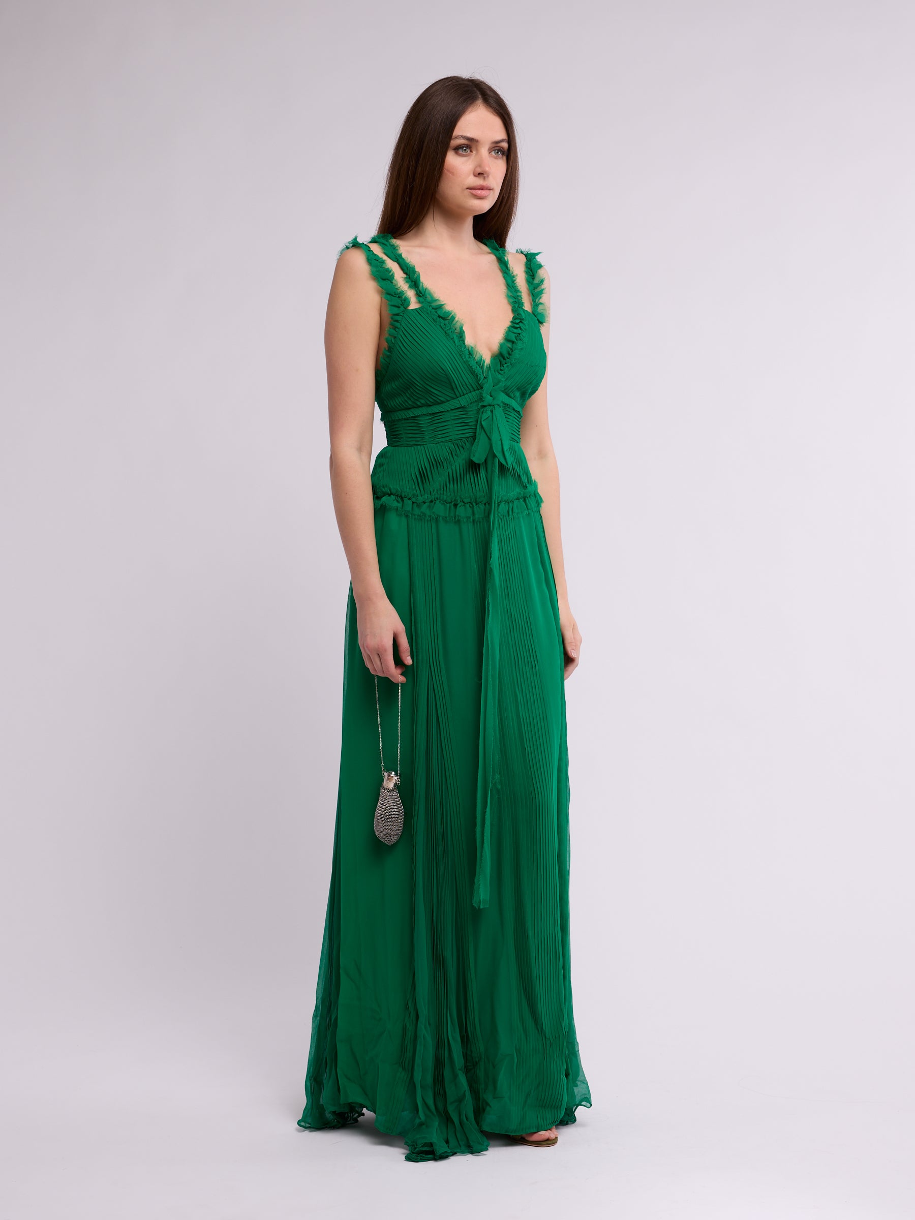 Carolina Herrera 2000s Green Dress