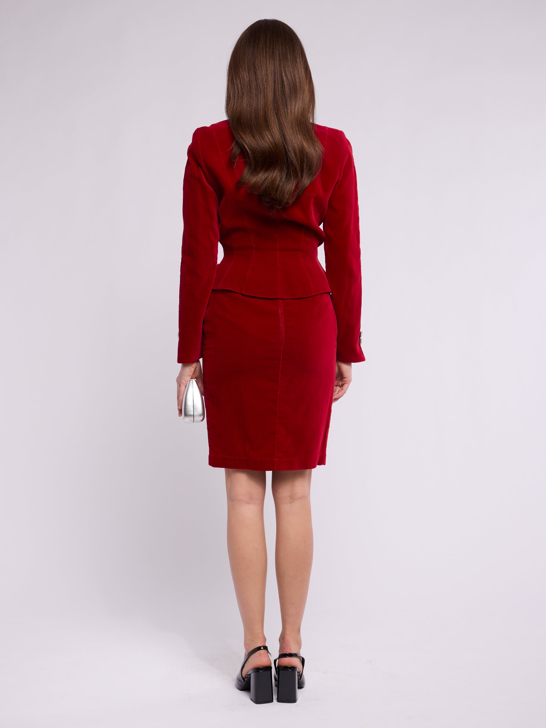 Thierry Mugler 1990s Velvet Suit
