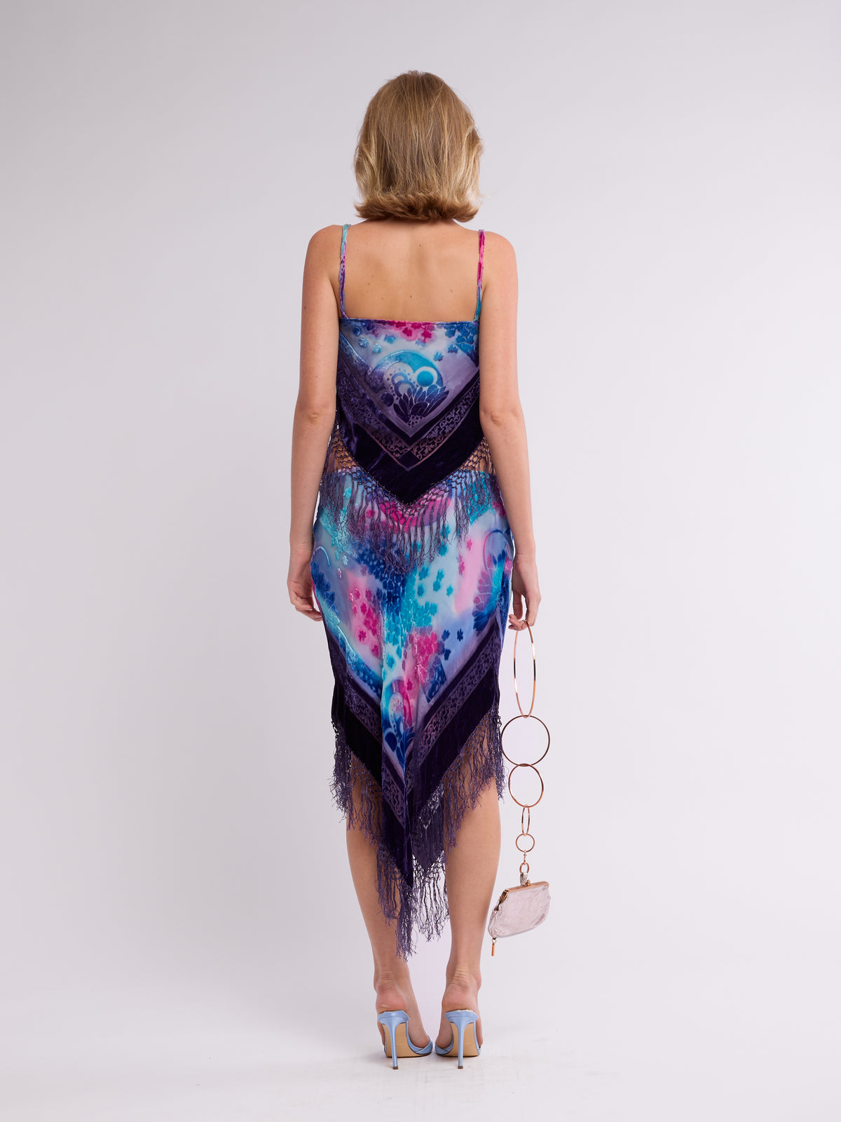 Unsigned 2000s Blue & Purple Fringe Set