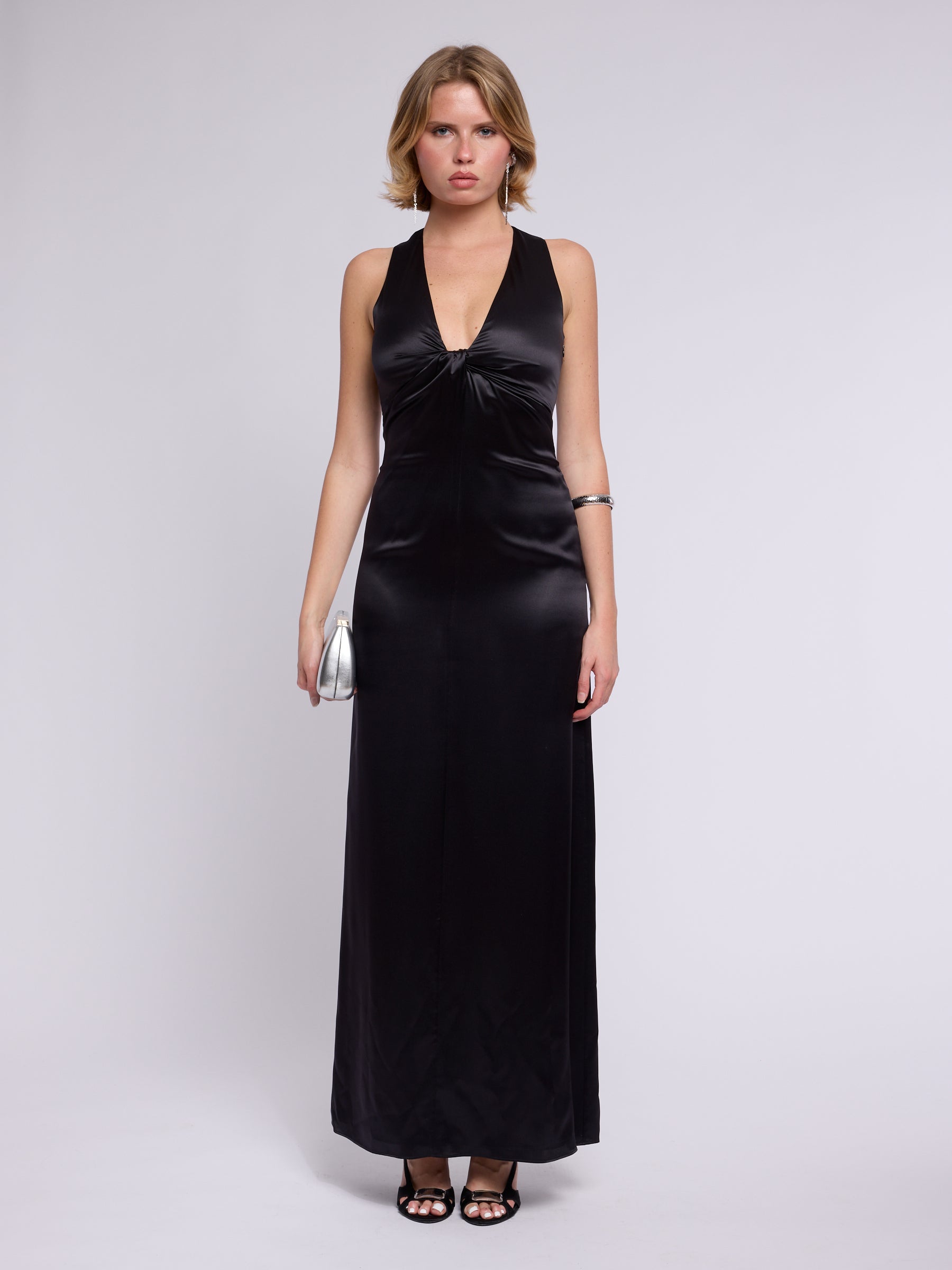 Valentino 1990s Deep Black Dress