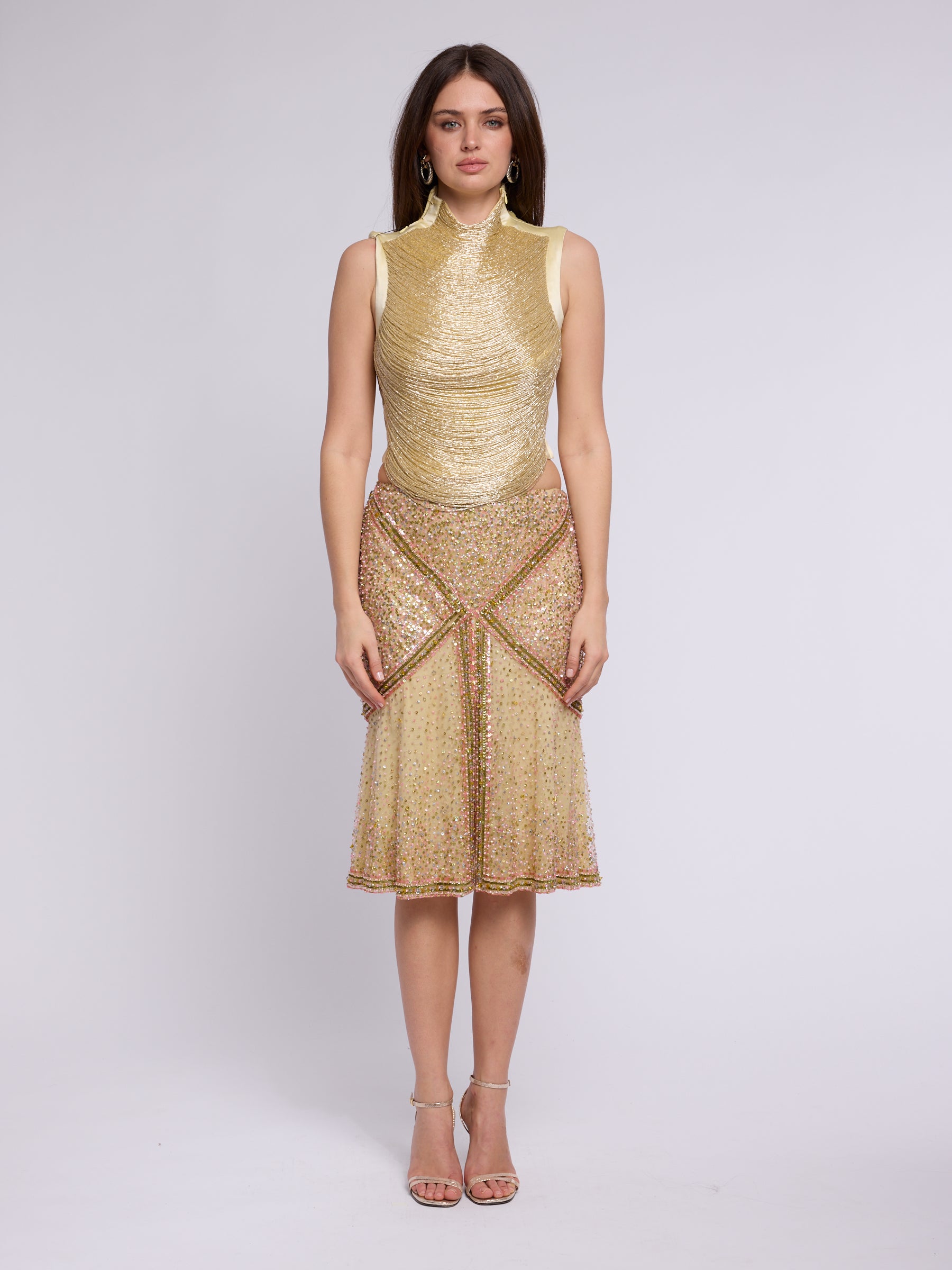 Valentino 2000s Sequin Skirt