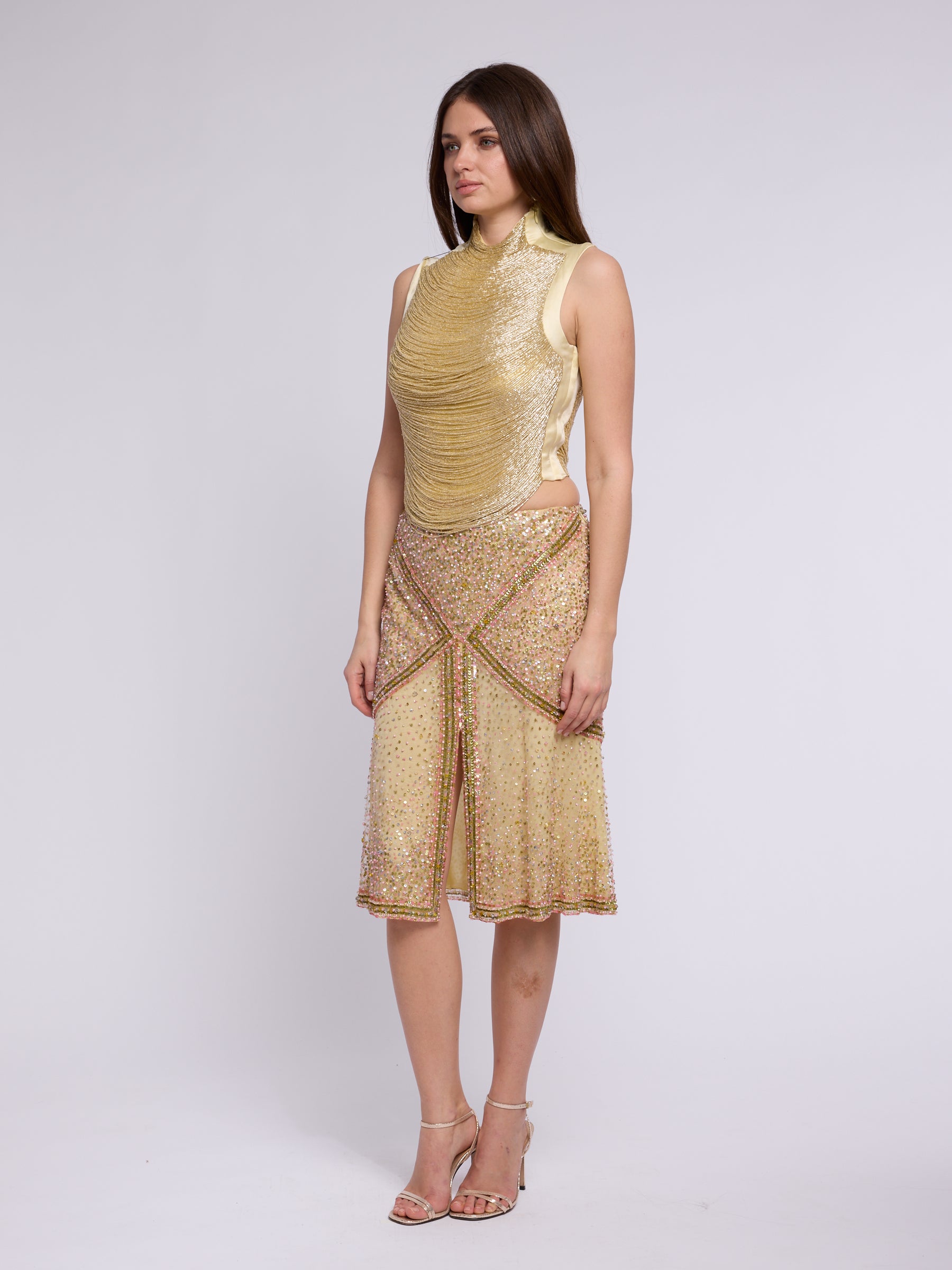 Valentino 2000s Sequin Skirt