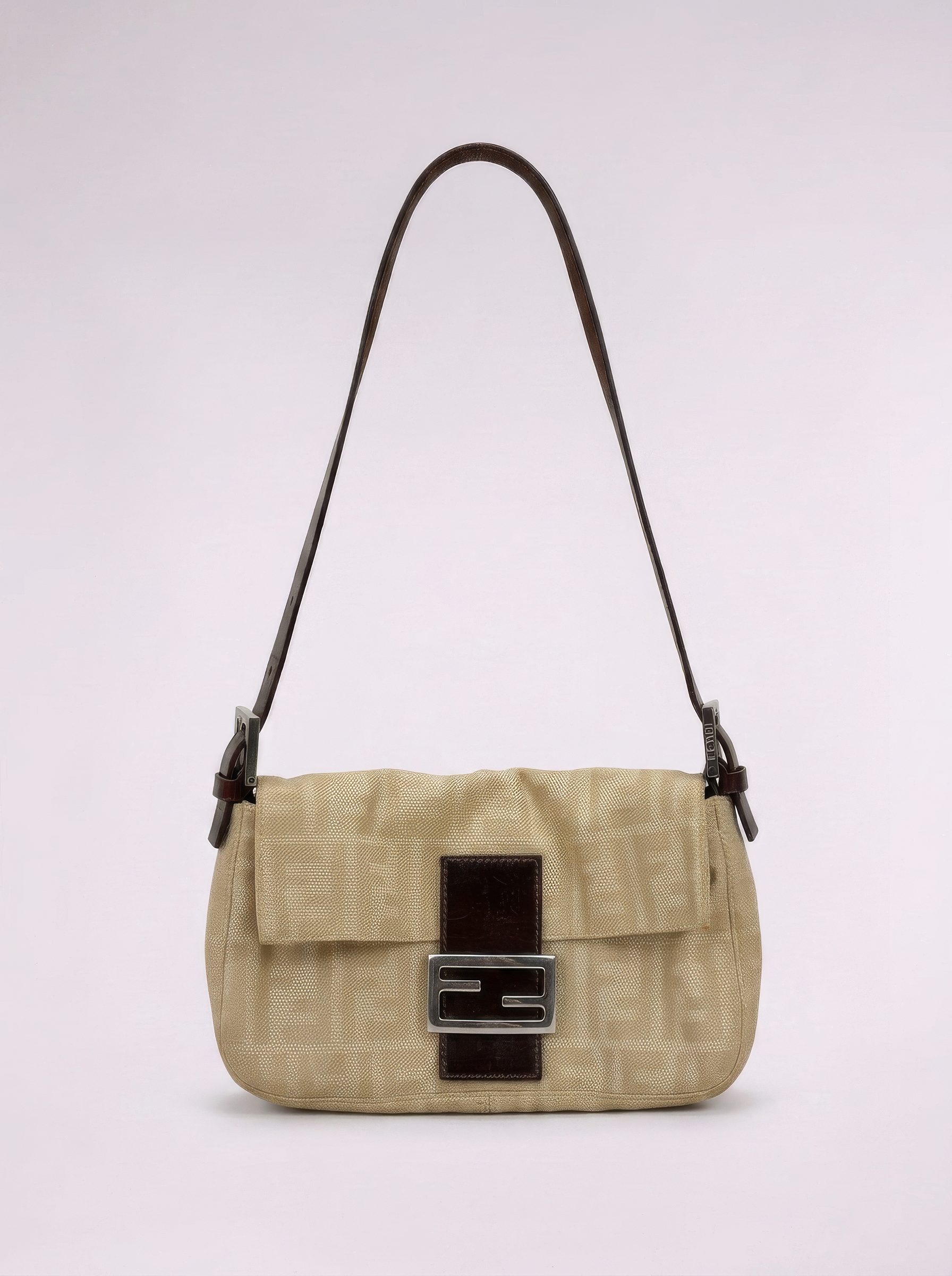 Fendi 2000s Cream Baguette Bag