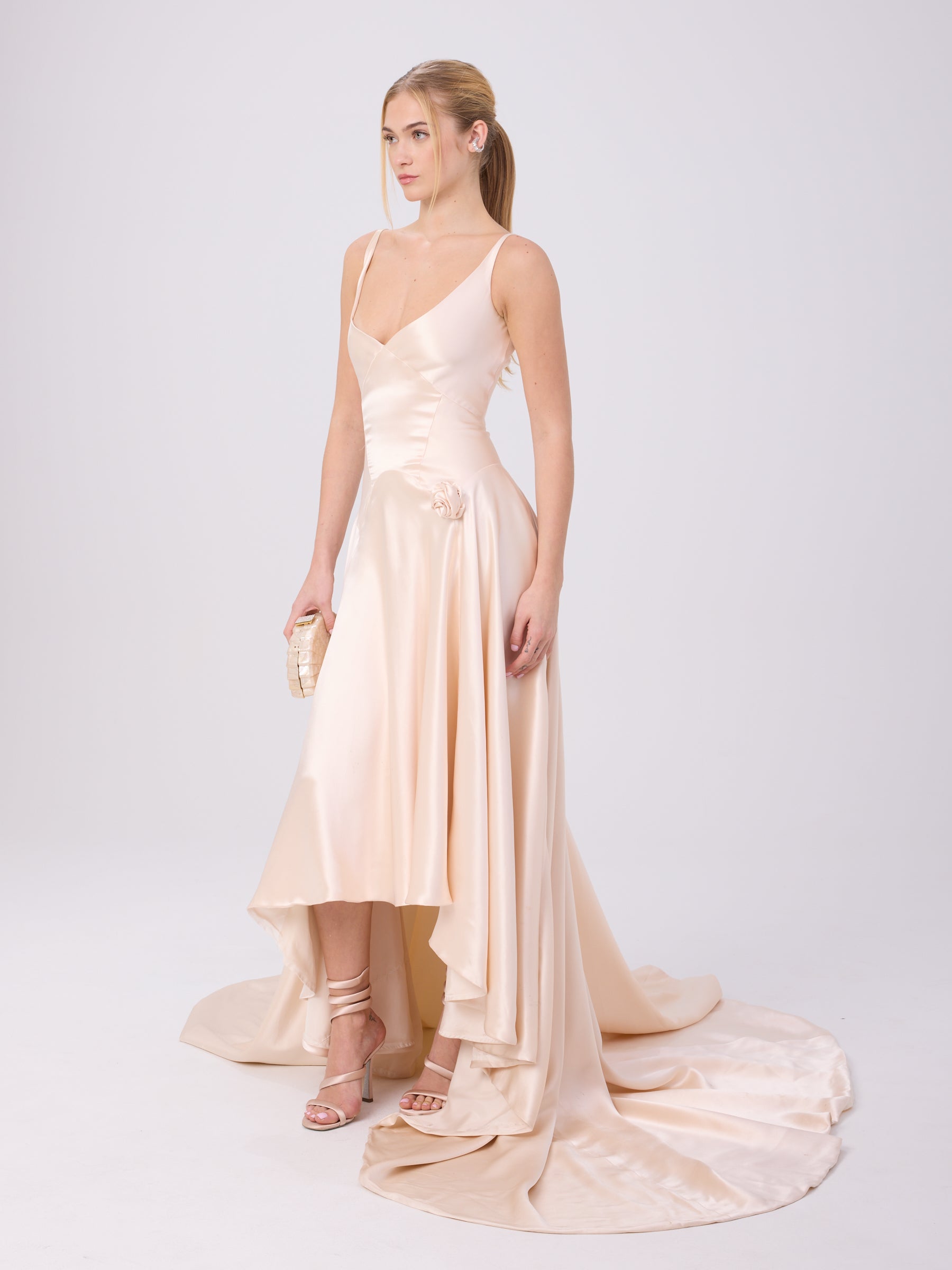 Unsigned 1990s Handmade Blush Gown