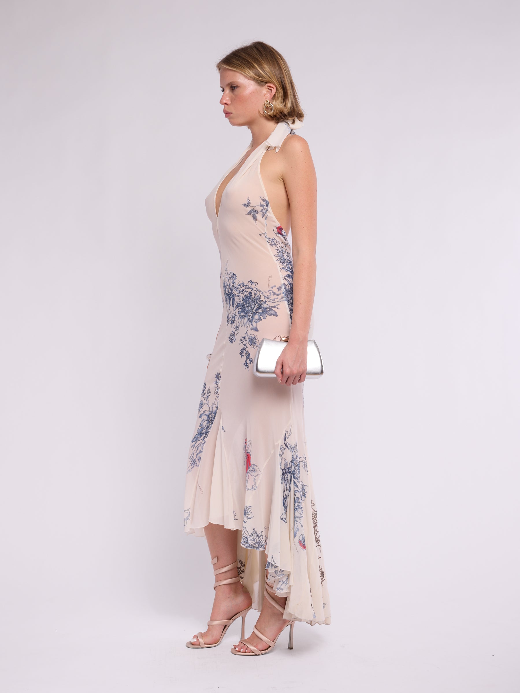 Vintage Roberto Cavalli SS 2003 Tattoo Sheer Dress