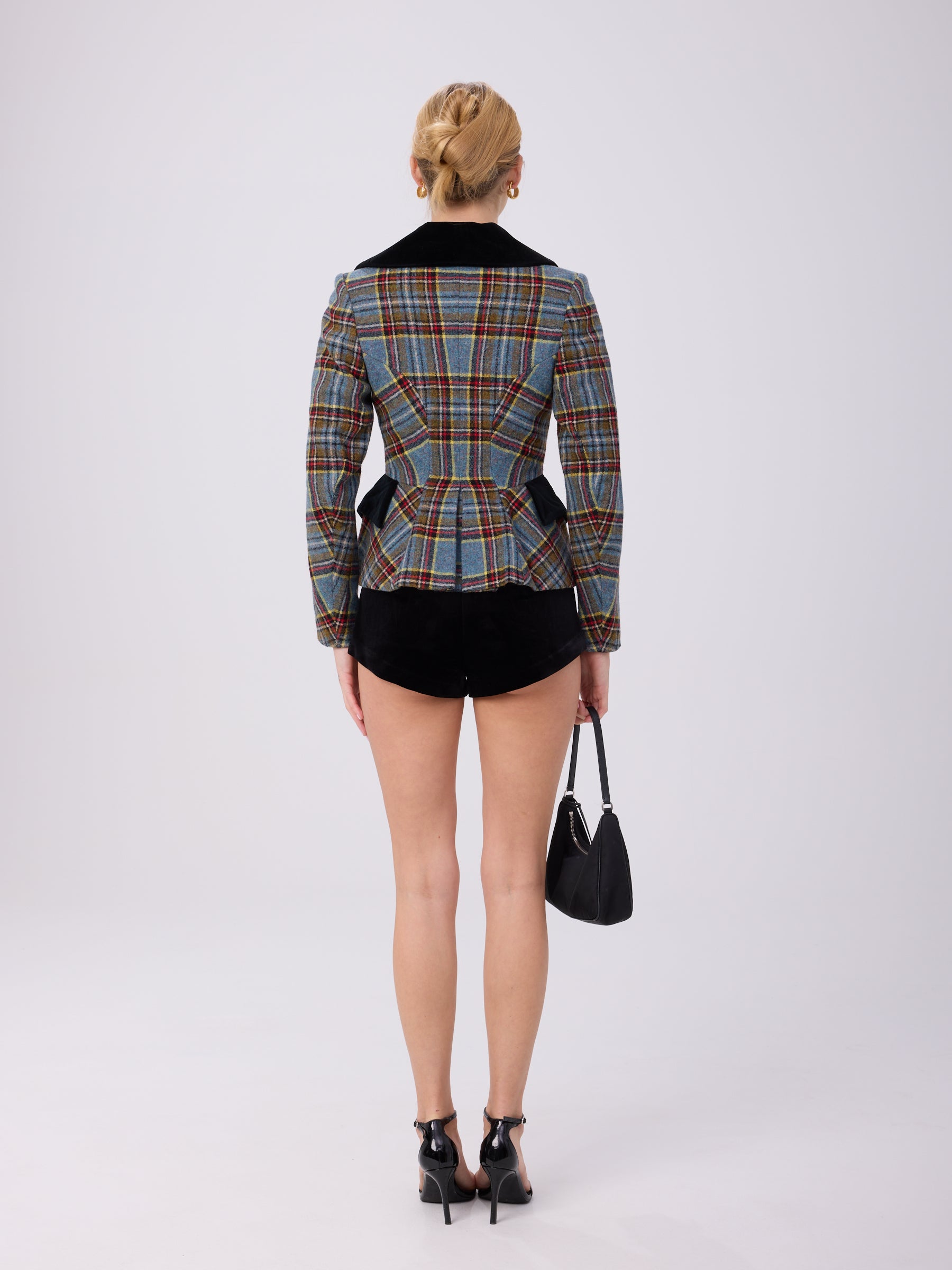 Vivienne Westwood FW 1994 Wool Tartan Plaid Jacket