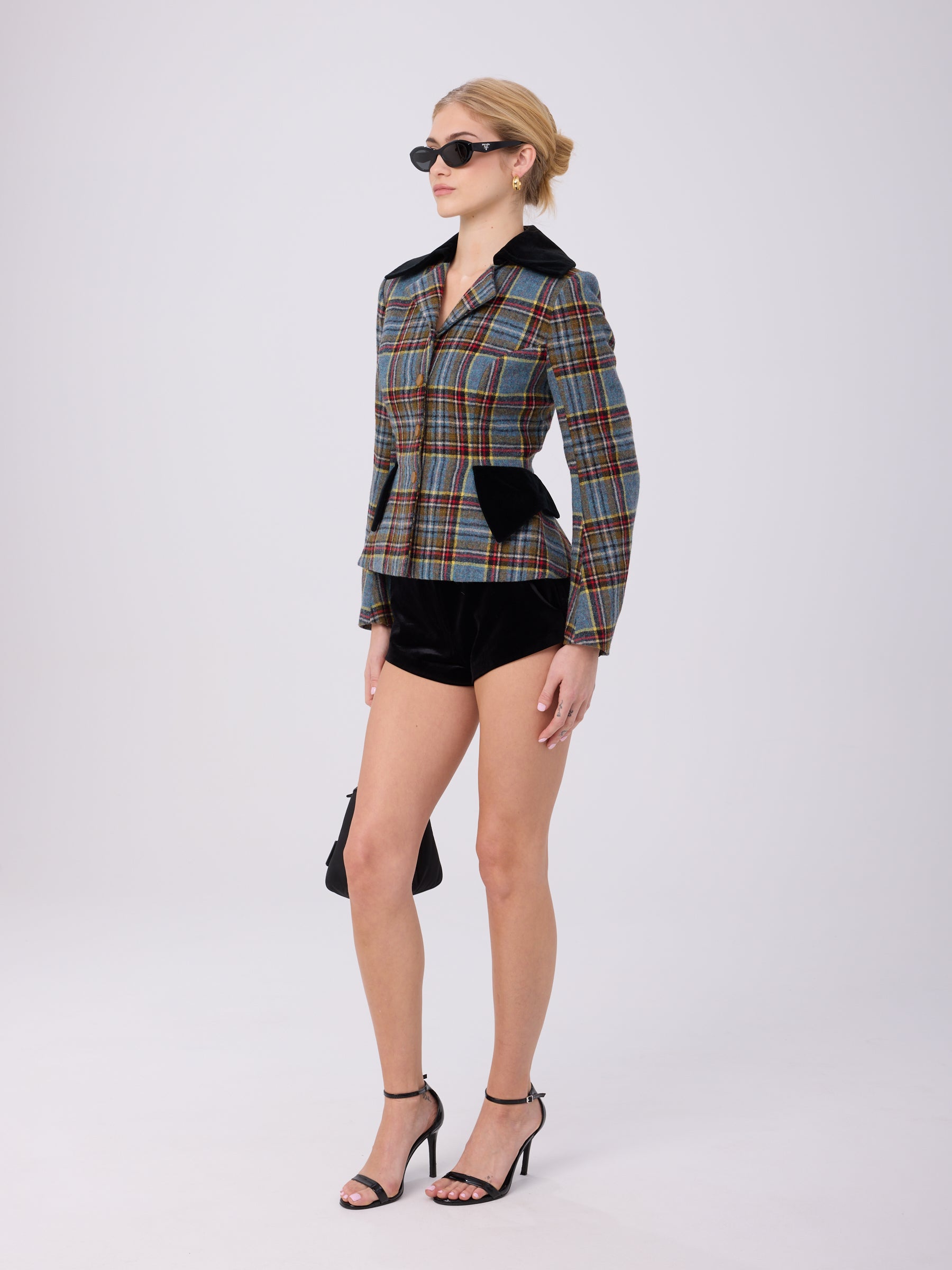 Vivienne Westwood FW 1994 Wool Tartan Plaid Jacket