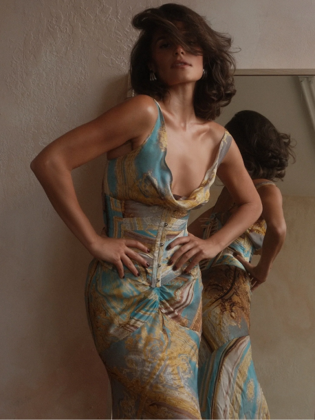 rent vintage designer dresses Vintage Apres PVC Dress WearMyWardrobeOut