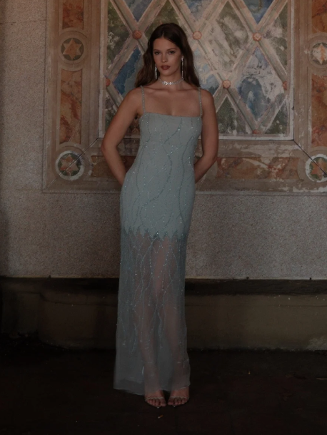 valentino sequin dress Valentino SS 2004 Runway Sequin Dress