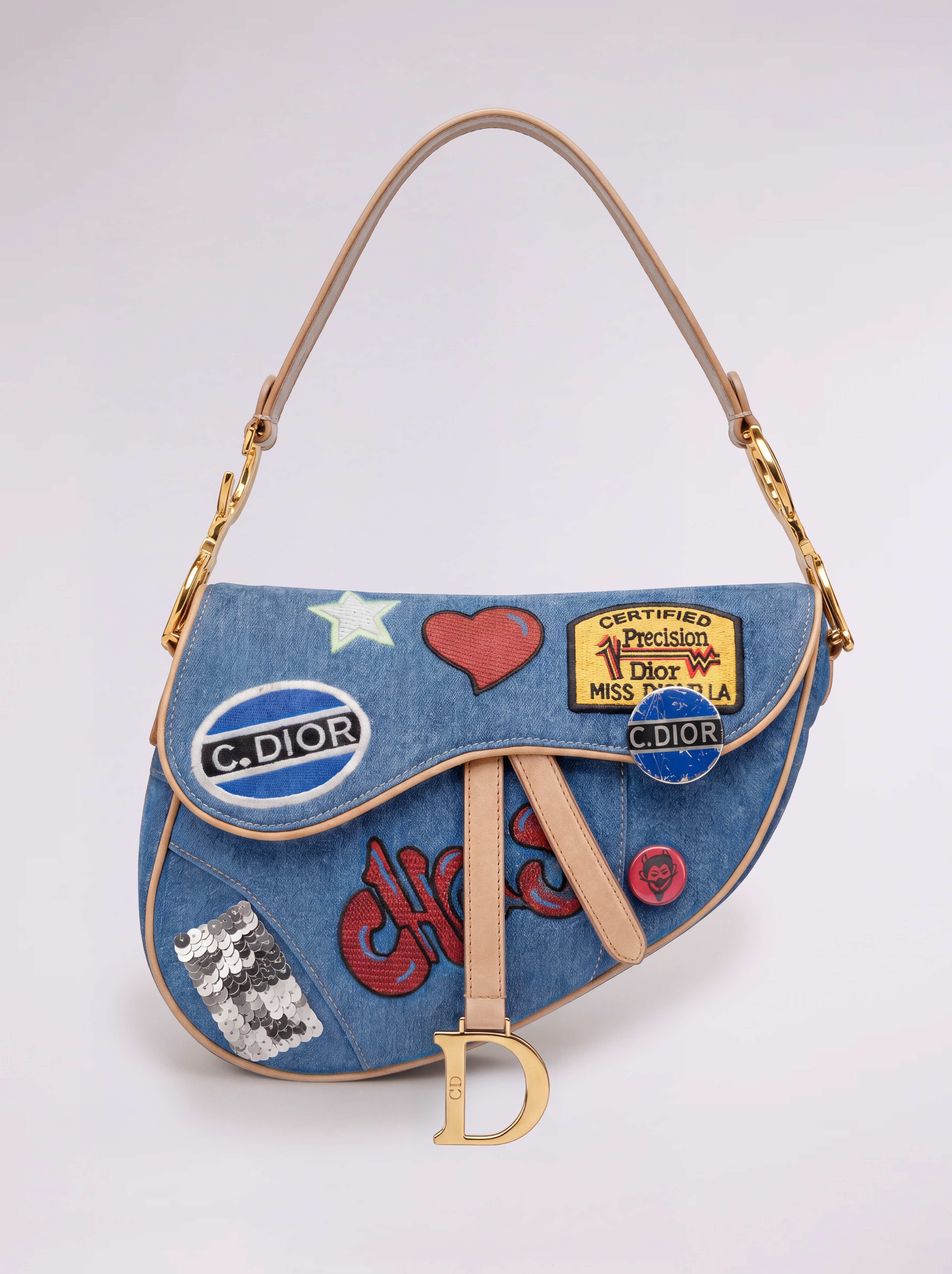 Dior Denim FW 2001 ‘Miss Diorella’ Saddle Bag
