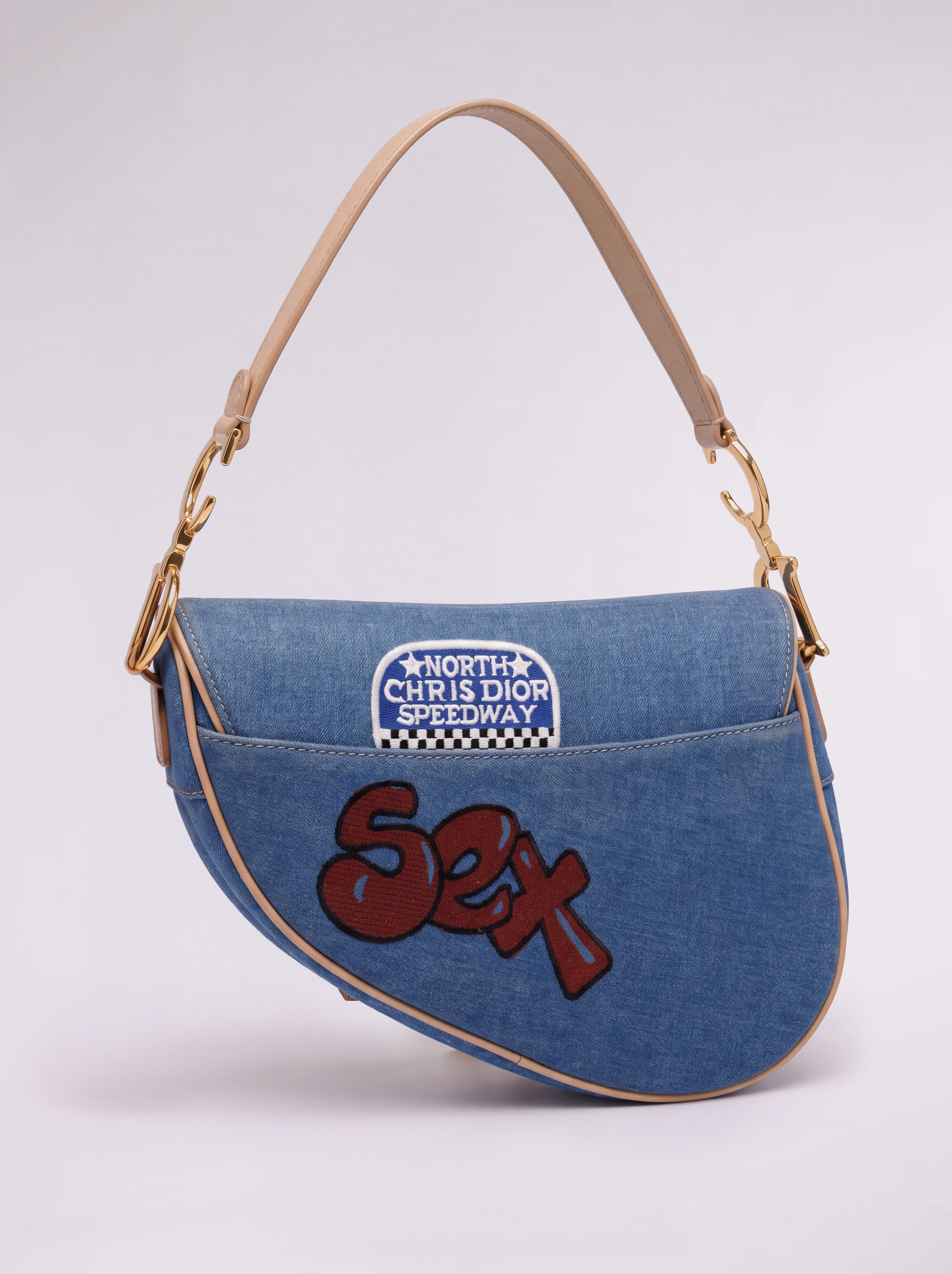 Dior Denim FW 2001 ‘Miss Diorella’ Saddle Bag