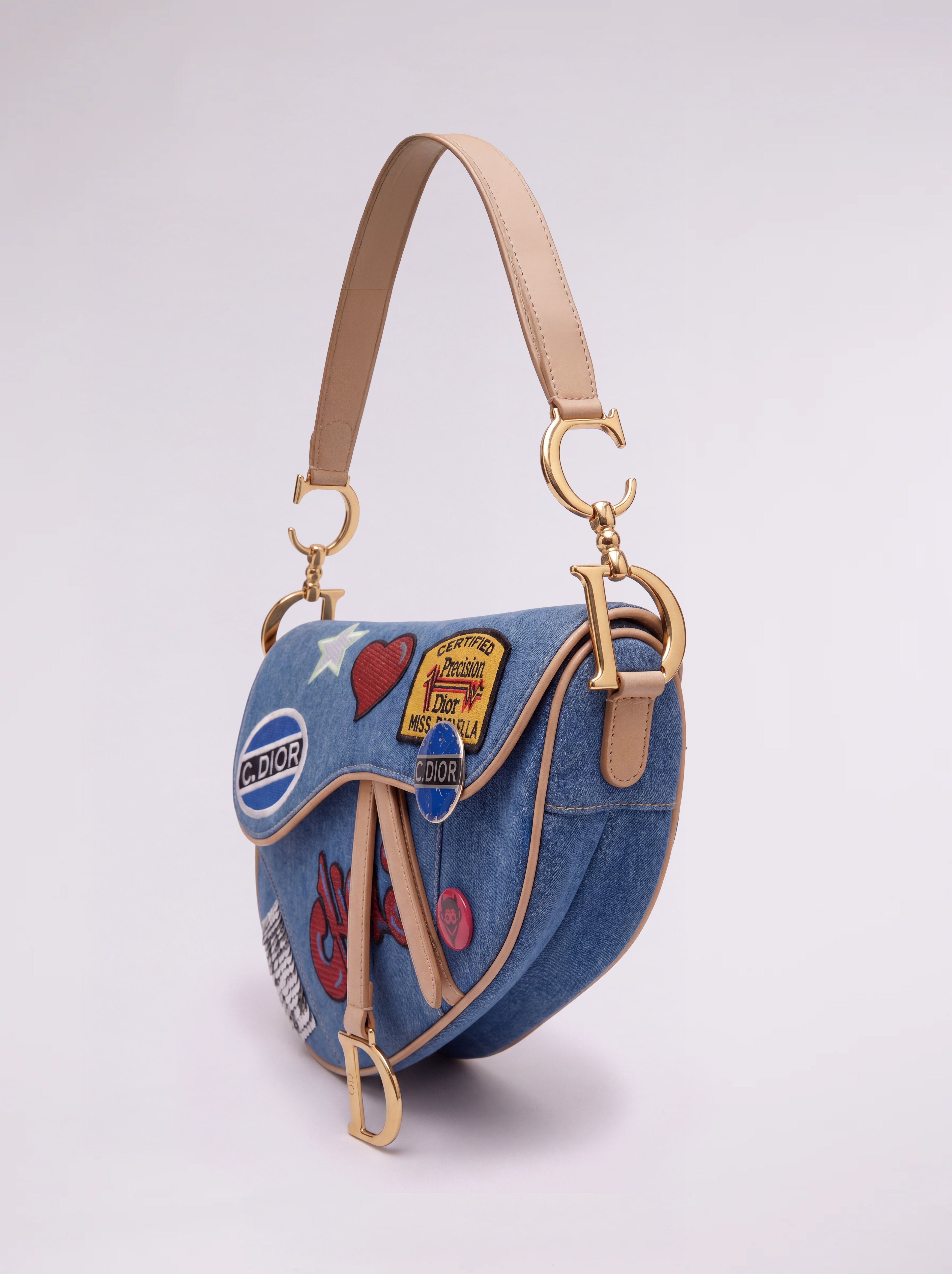 Dior Denim FW 2001 ‘Miss Diorella’ Saddle Bag