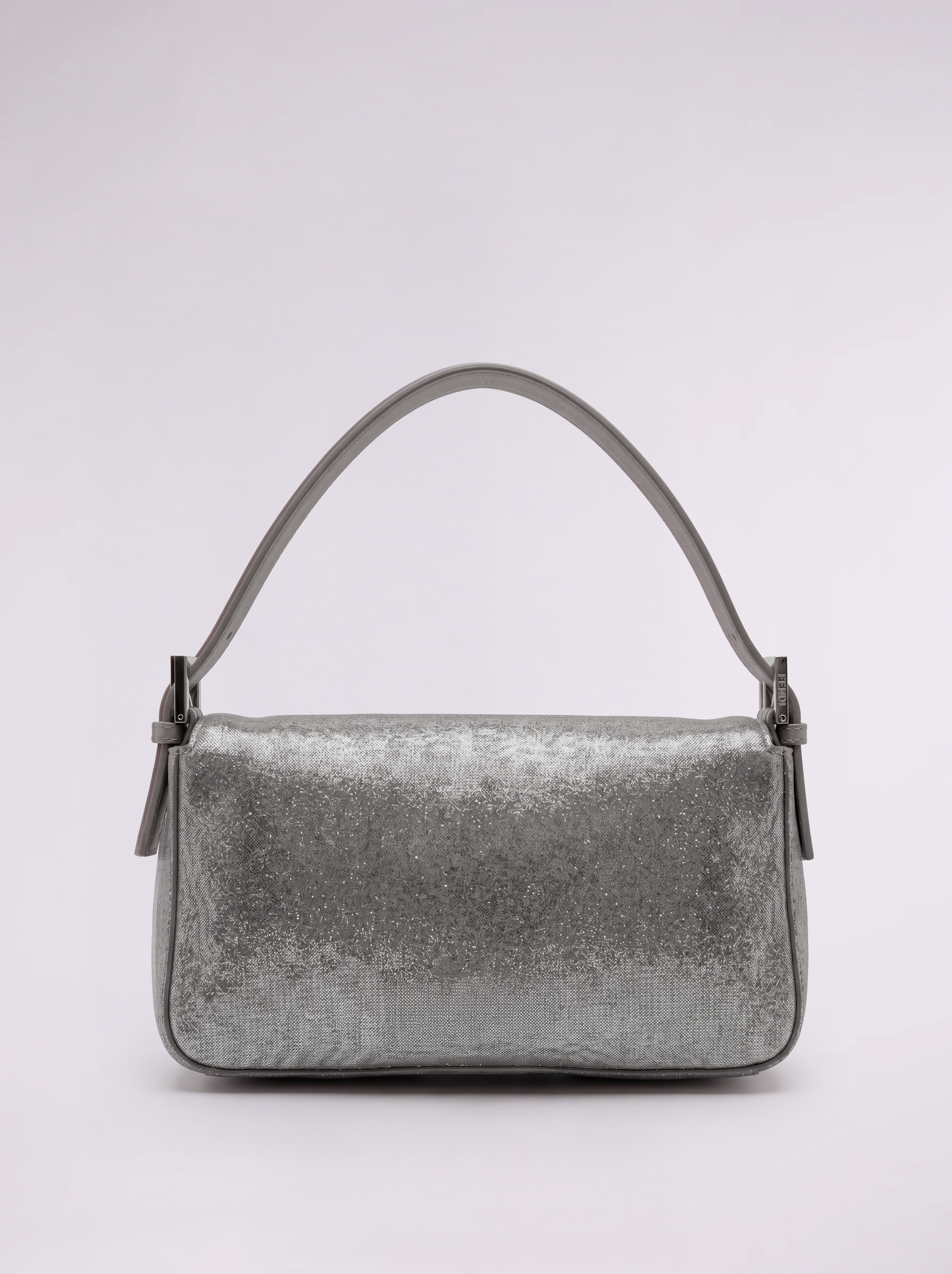 Fendi 2000s Silver Baguette Bag