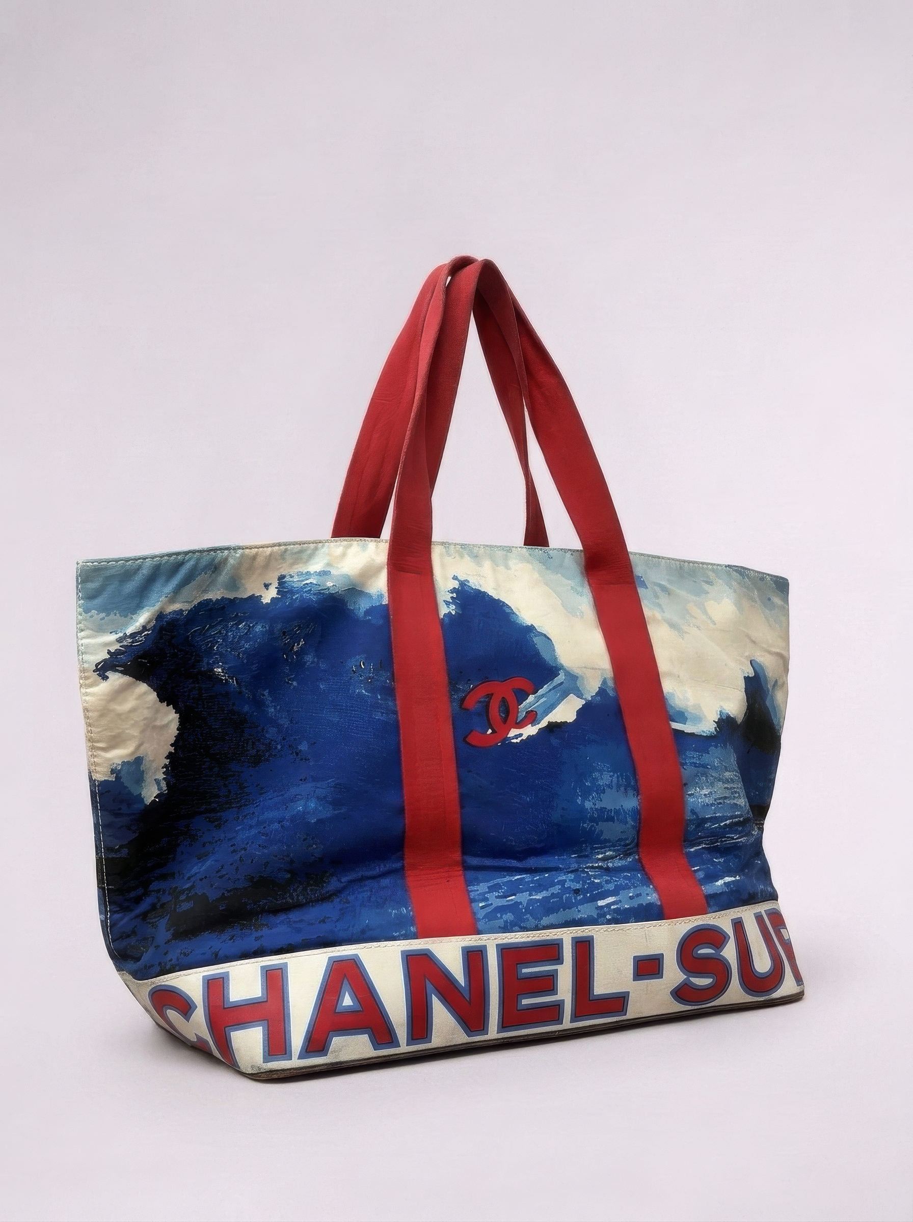 Chanel SS 2002 Surf Canvas Tote