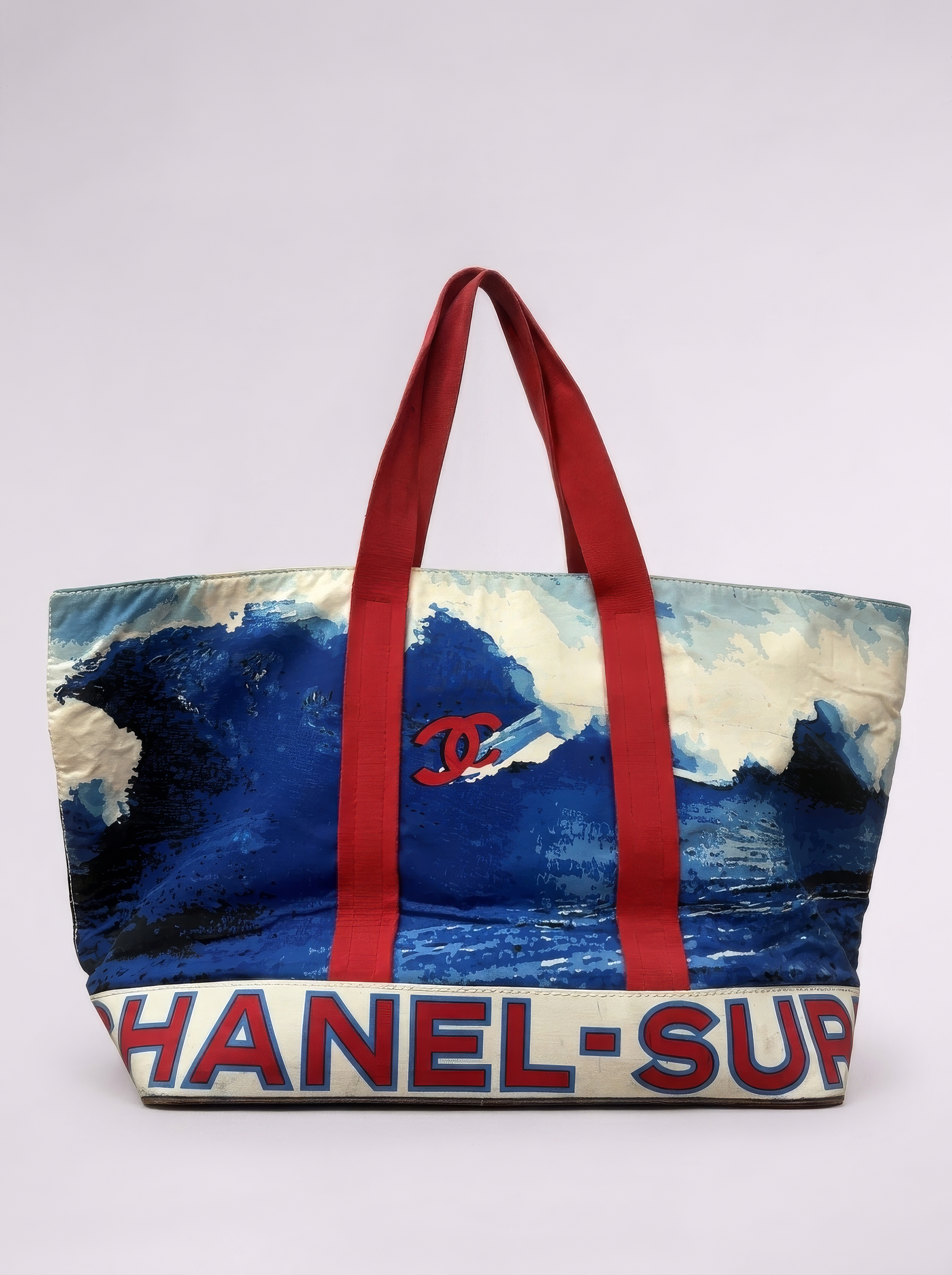 Chanel SS 2002 Surf Canvas Tote