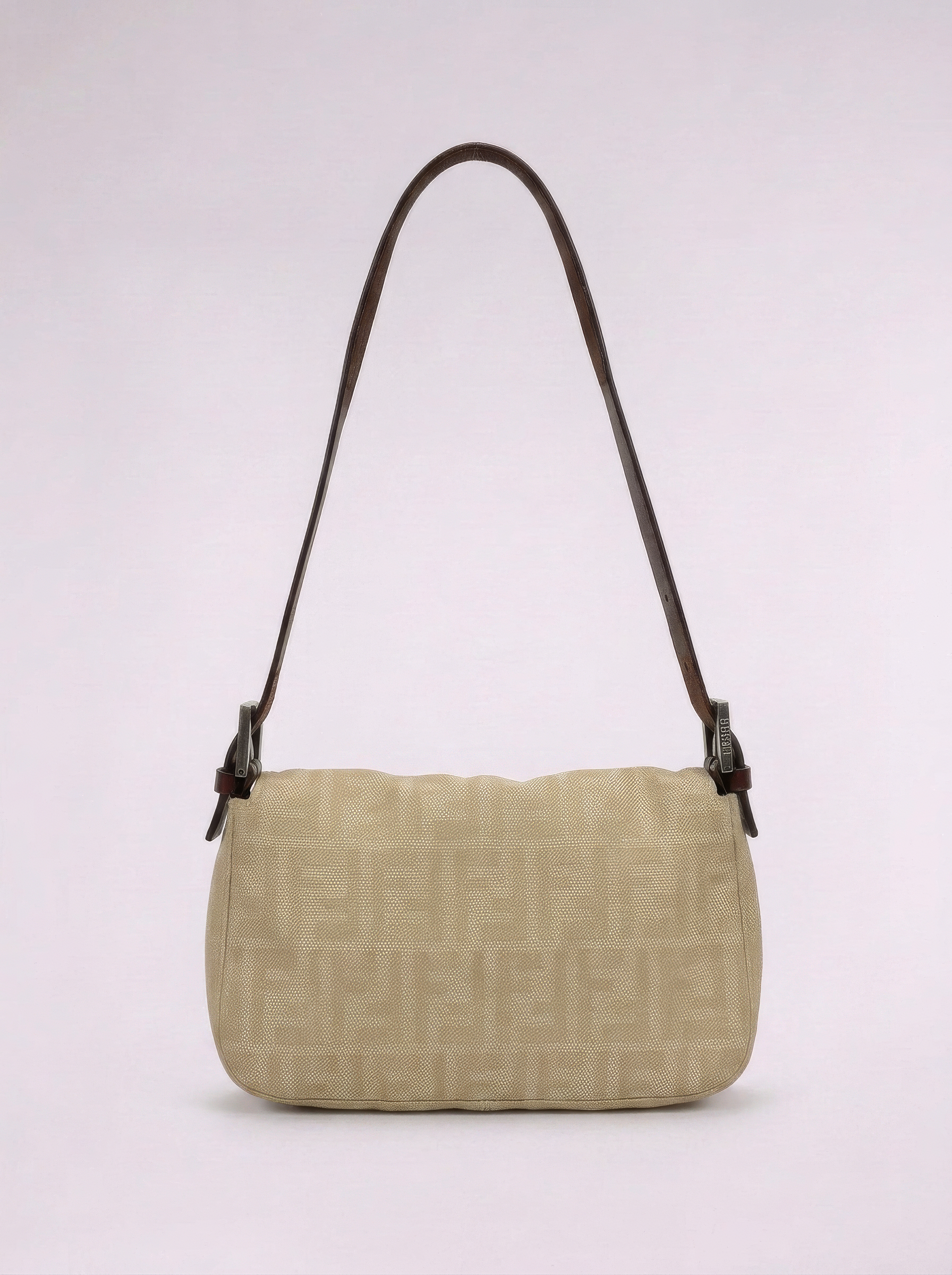 Fendi 2000s Cream Baguette Bag